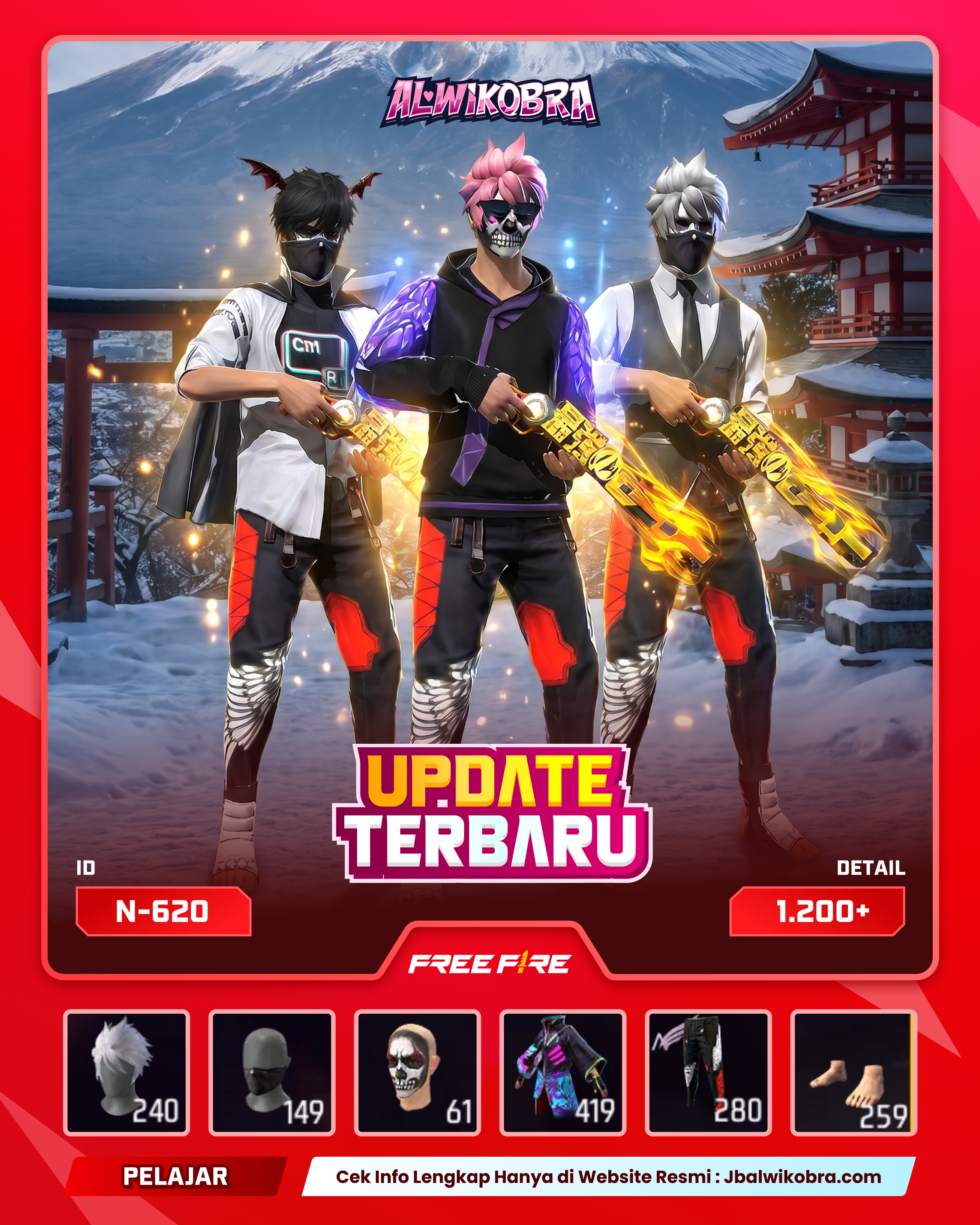 FREE FIRE N620