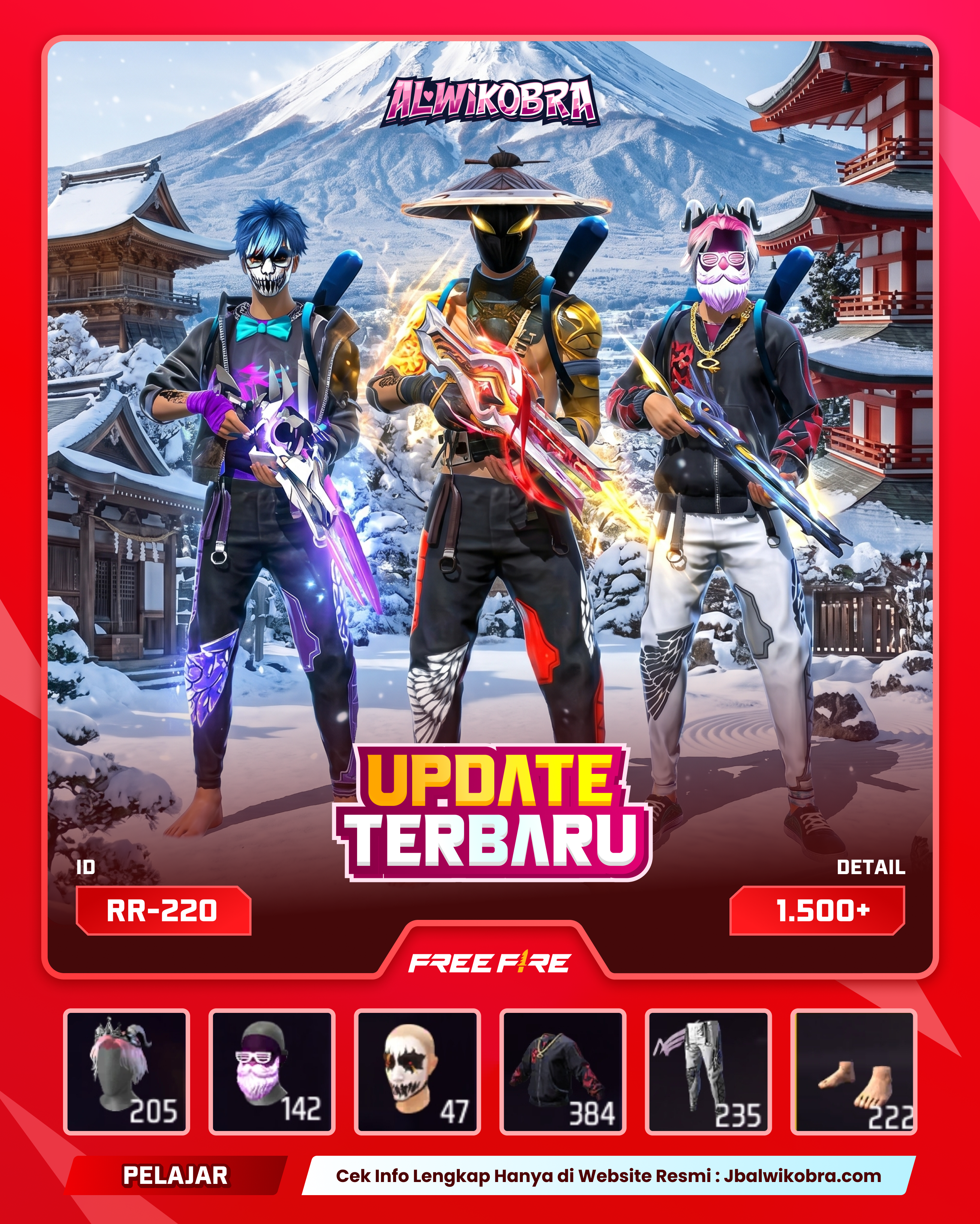 FREE FIRE RR220