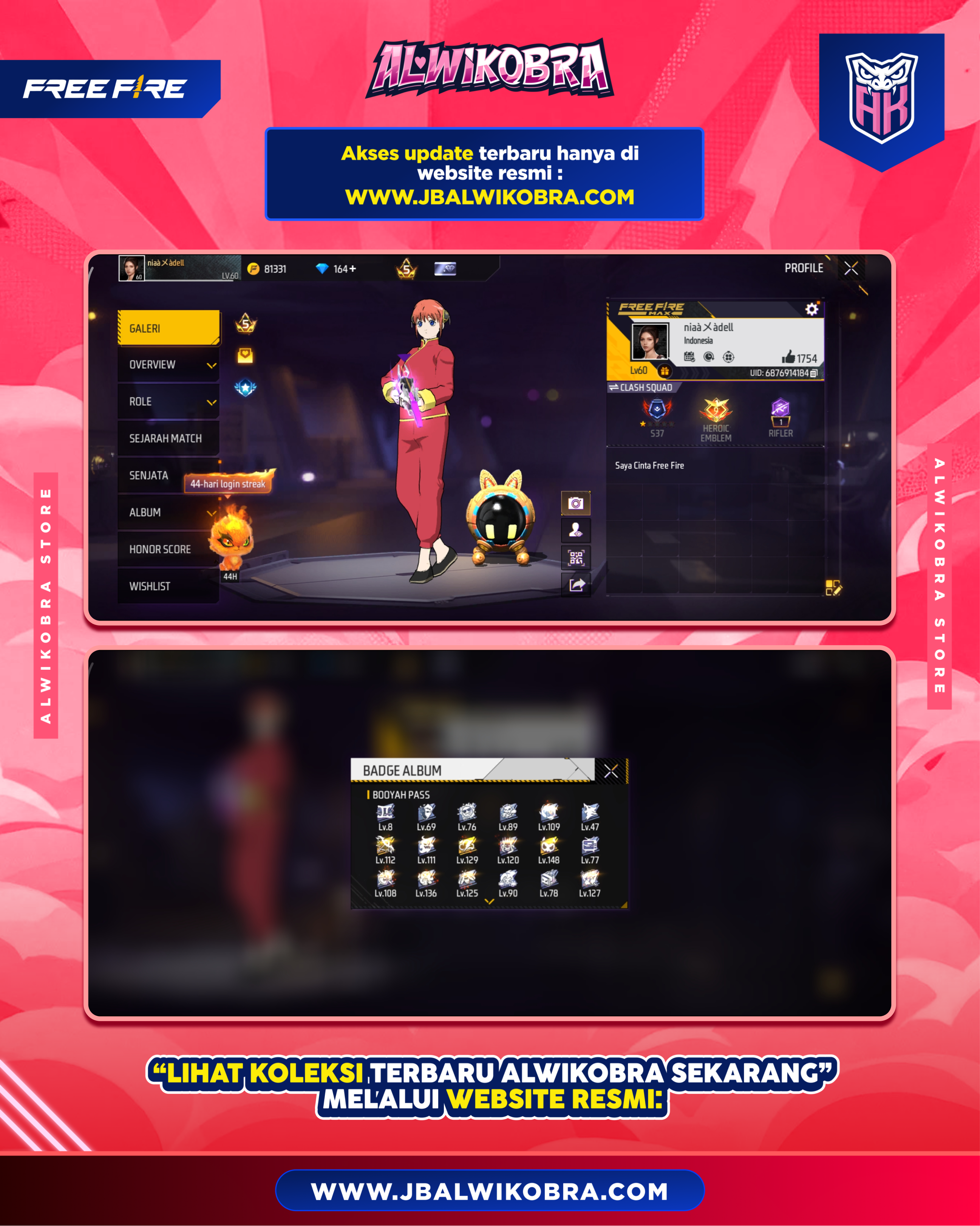 FREE FIRE C85
