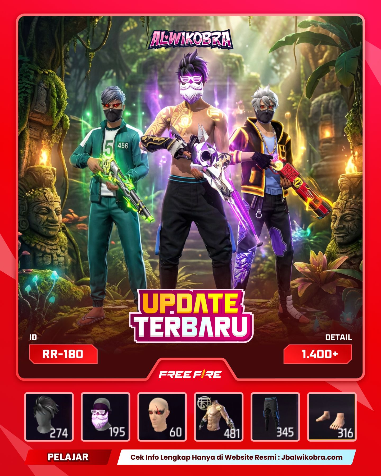 FREE FIRE RR180