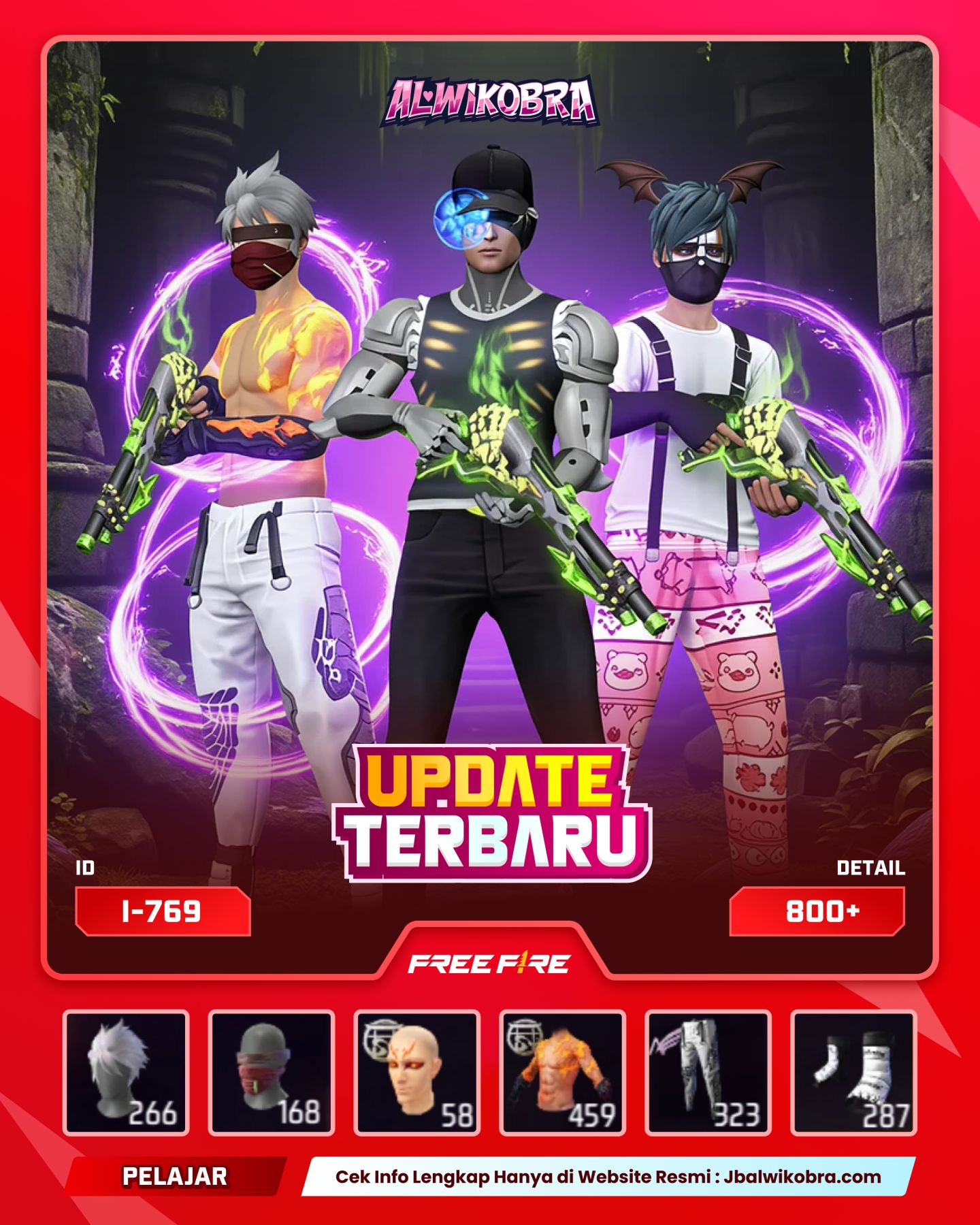 FREE FIRE 769 I