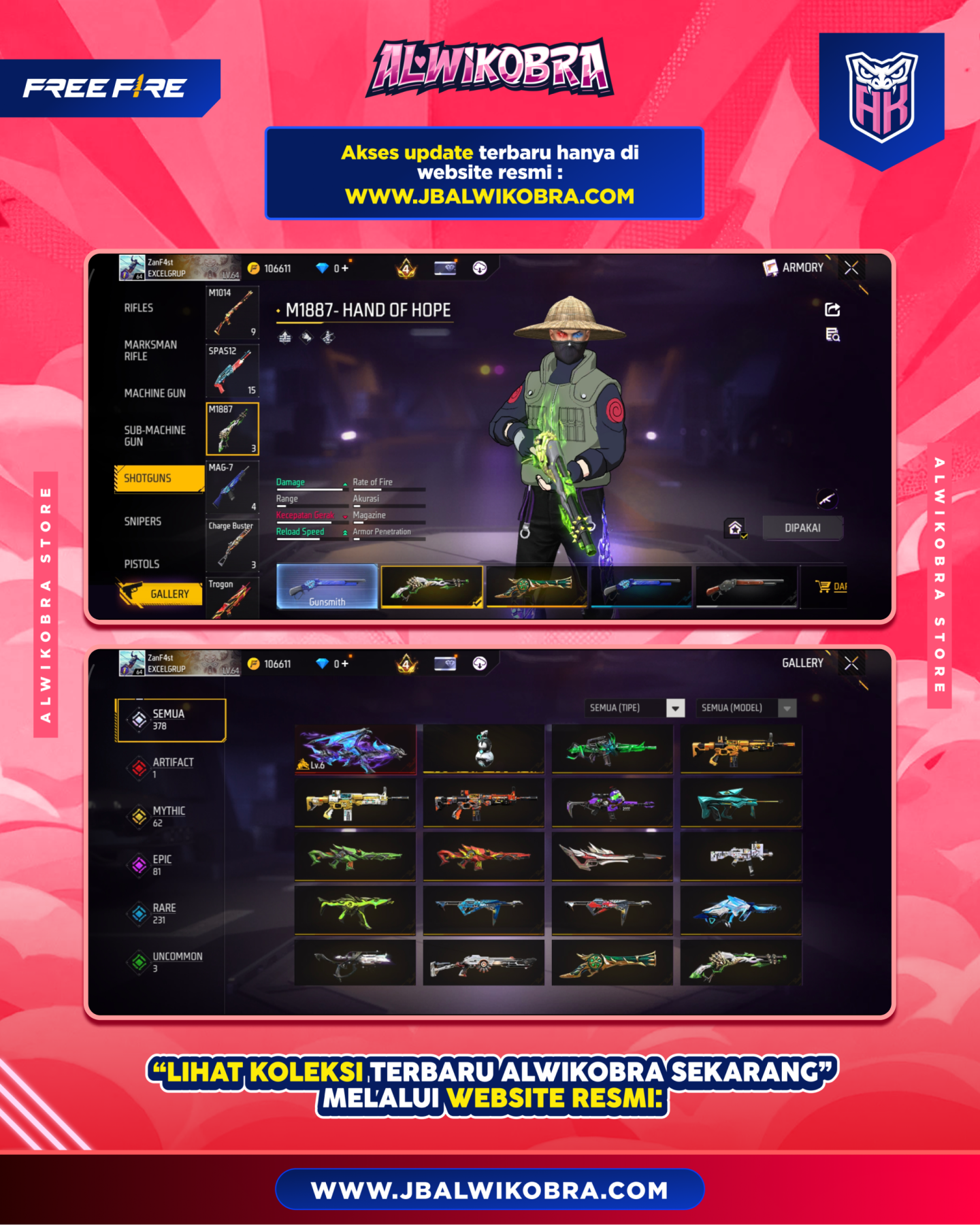 FREE FIRE 800 I 8