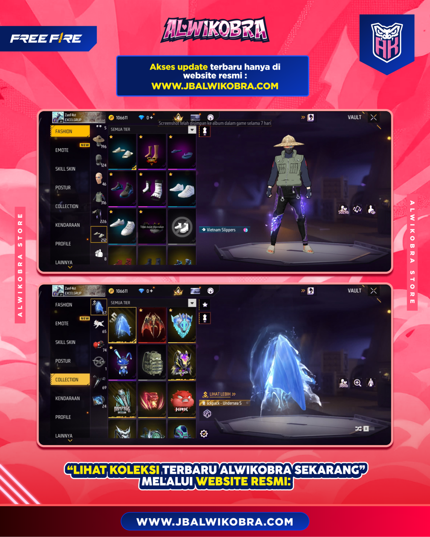 FREE FIRE 800 I 7