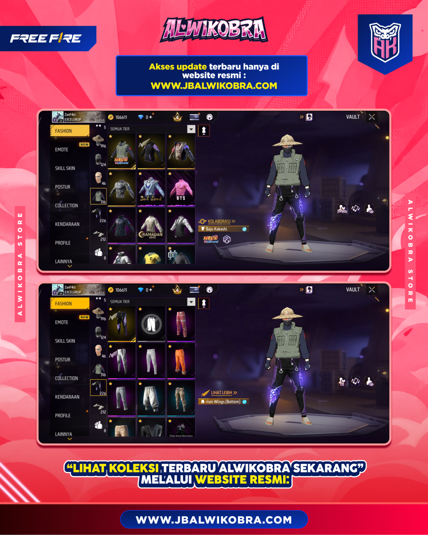 FREE FIRE 800 I 6