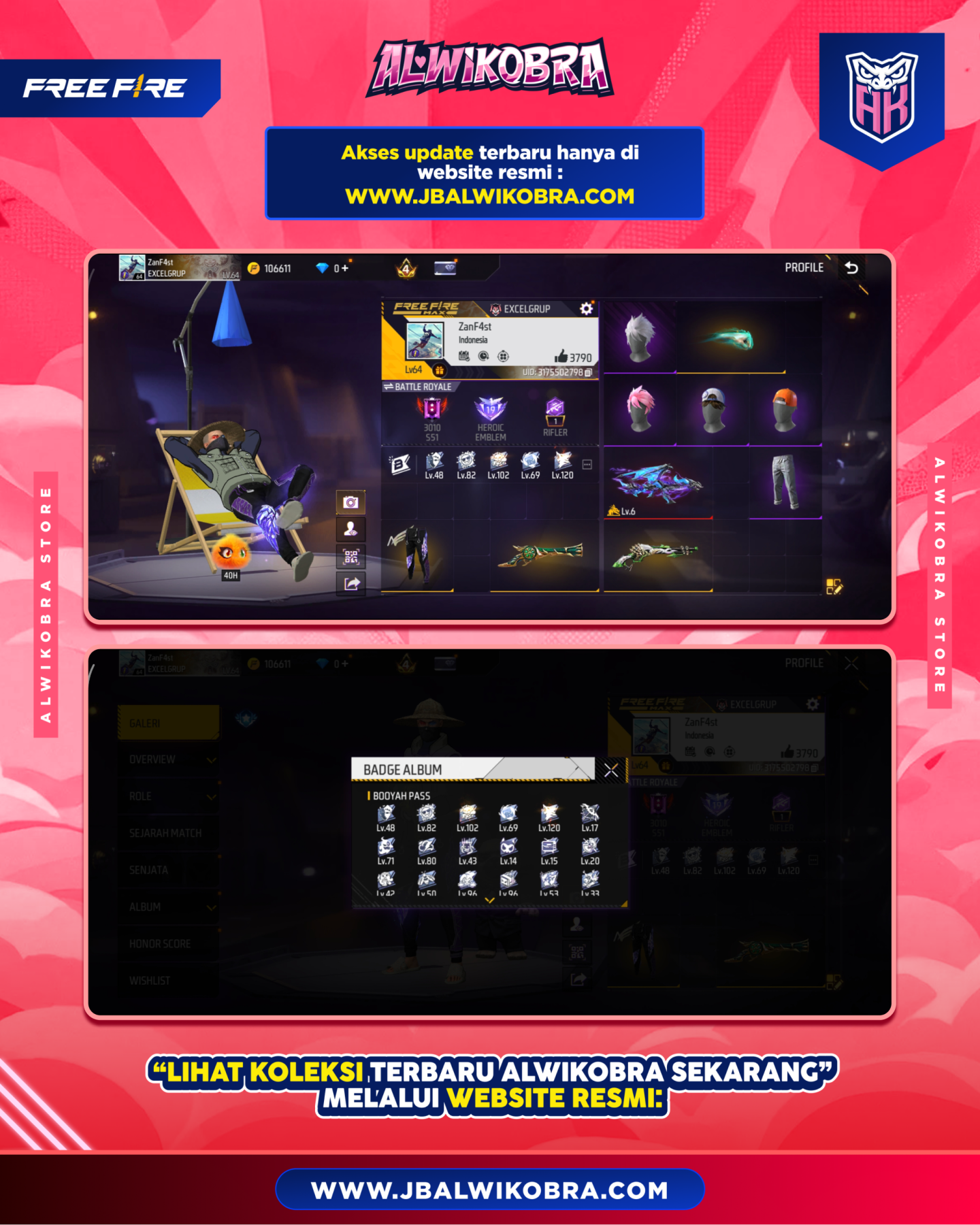 FREE FIRE 800 I 2