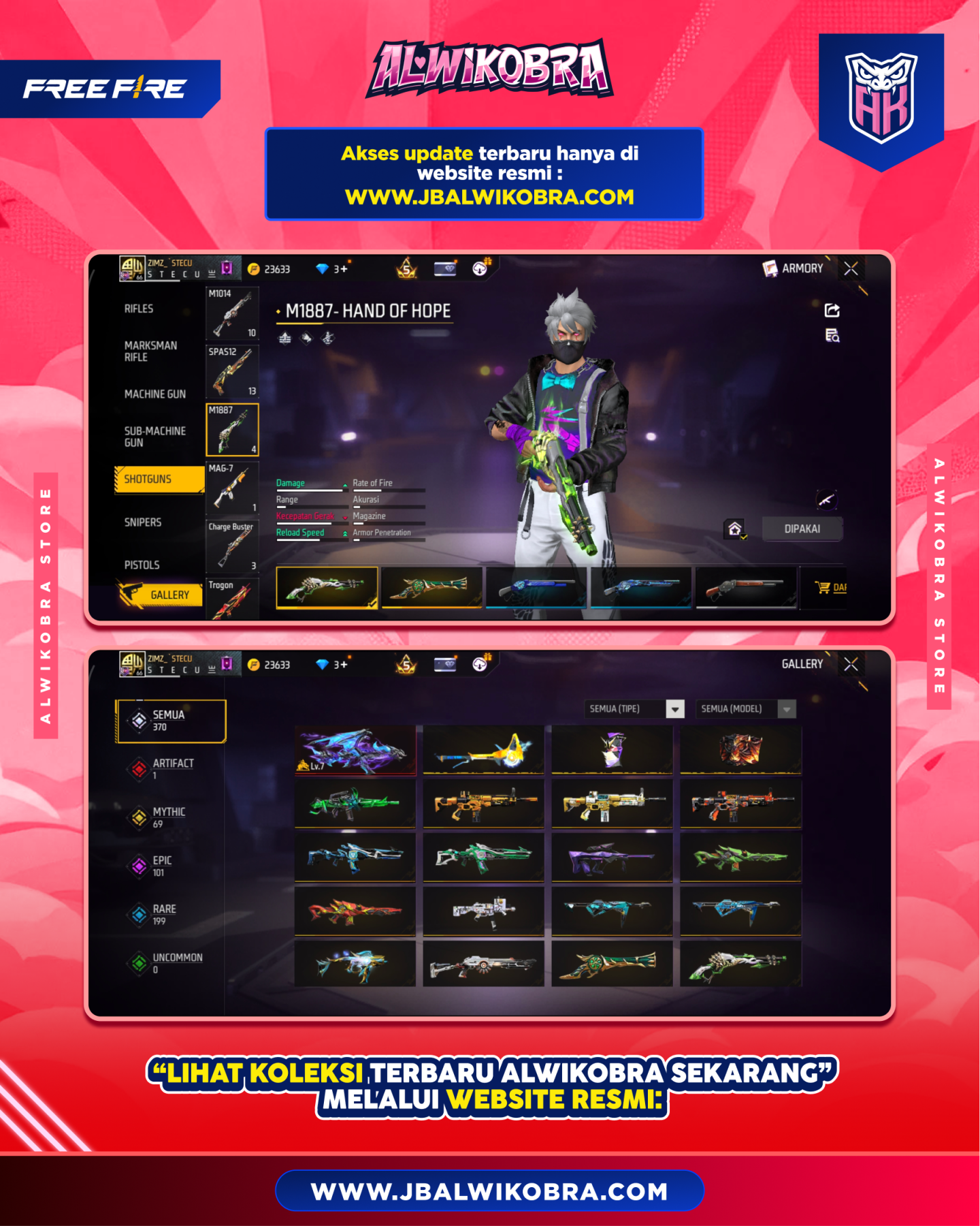 FREE FIRE 76O I 8