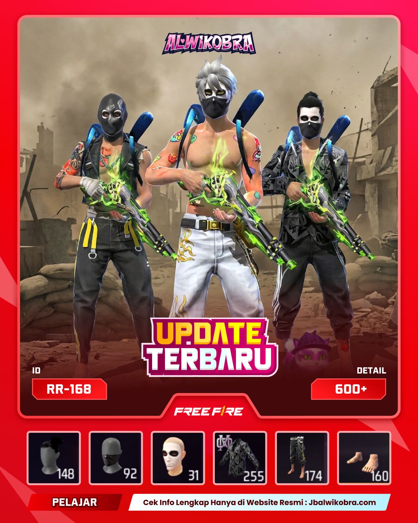 FREE FIRE RR168