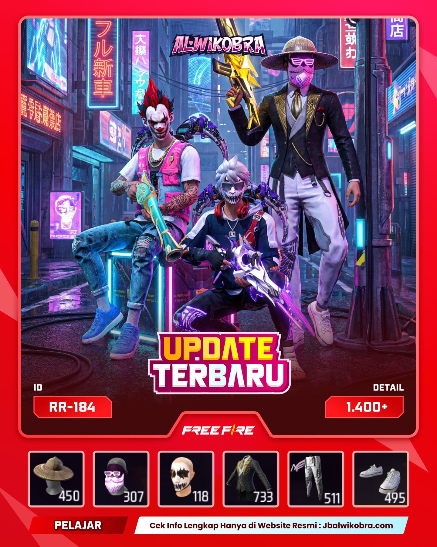 FREE FIRE RR184
