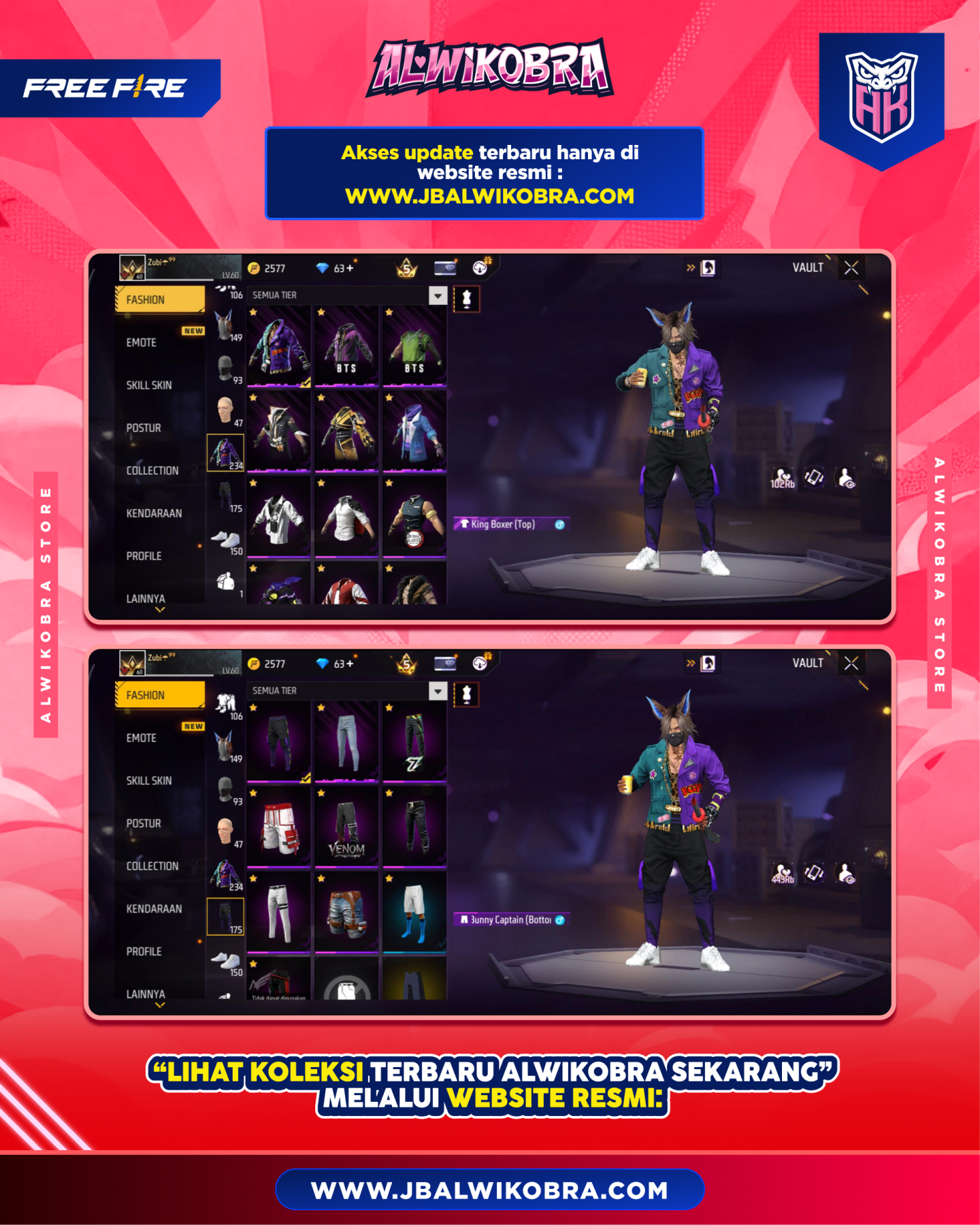 FREE FIRE 778 I 7