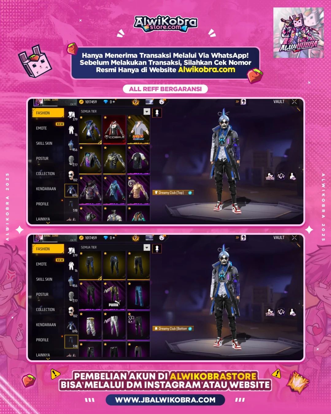 FREE FIRE RENTAL 08 7