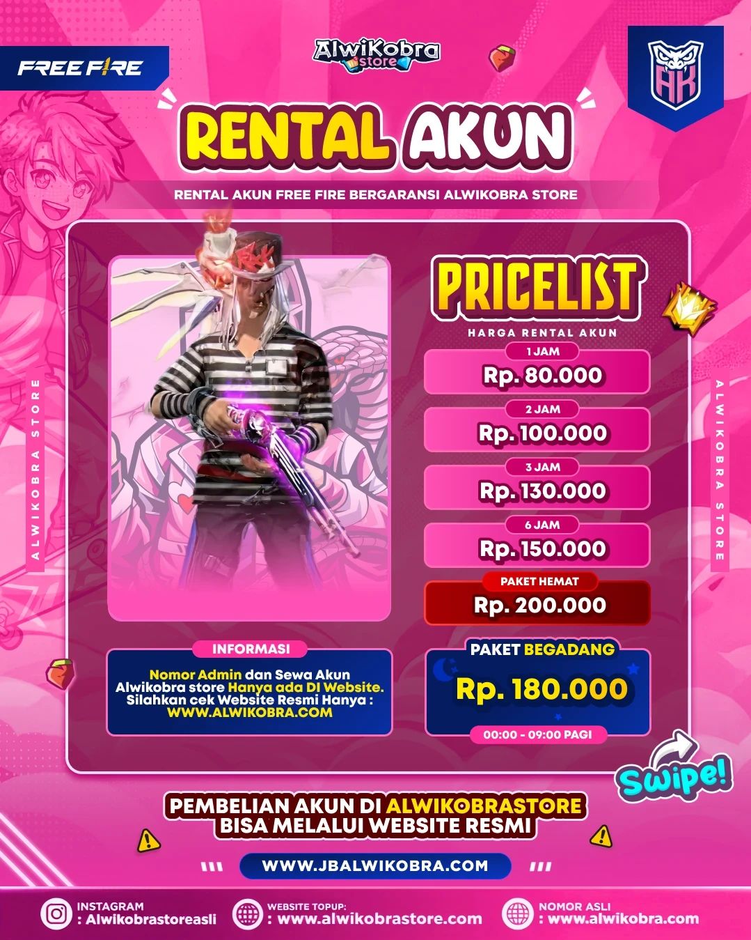FREE FIRE RENTAL 10