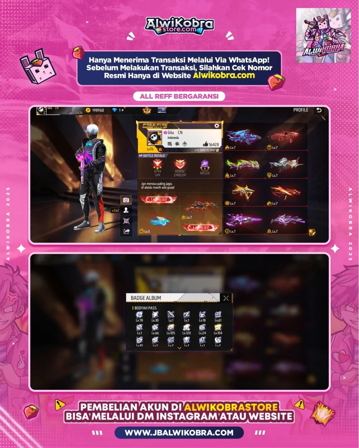 FREE FIRE RENTAL 12 2