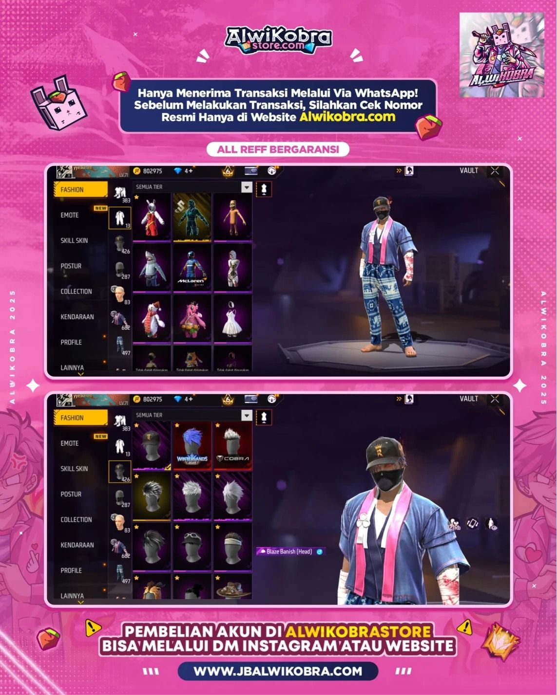 FREE FIRE RENTAL 13 5