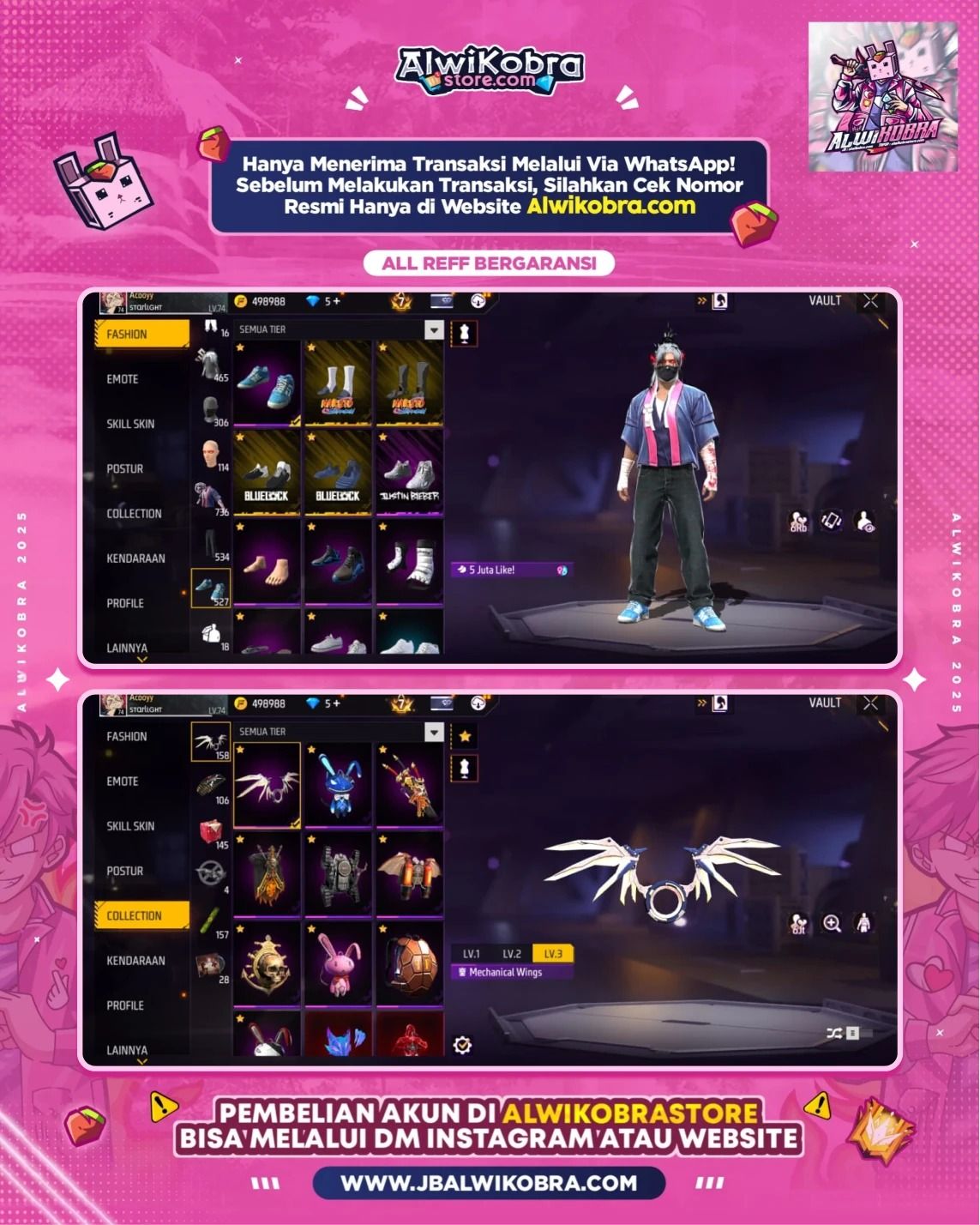 FREE FIRE RENTAL 14 8