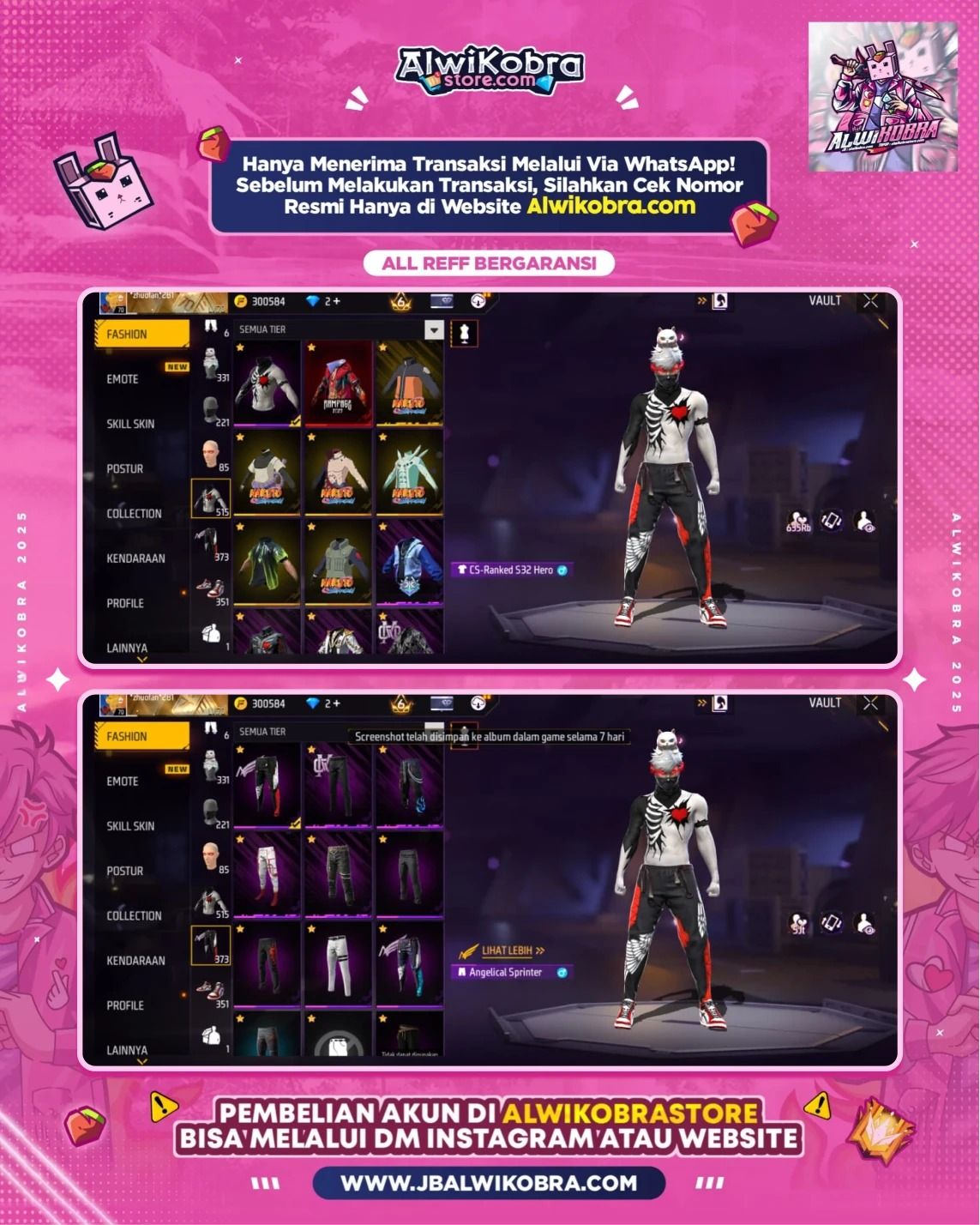 FREE FIRE RENTAL 15 7