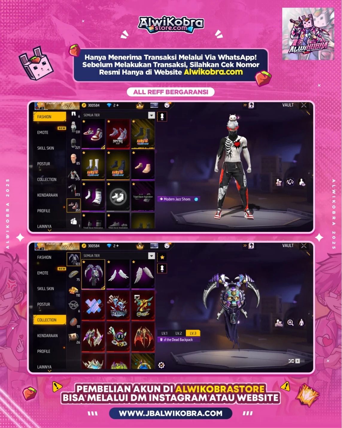 FREE FIRE RENTAL 15 8