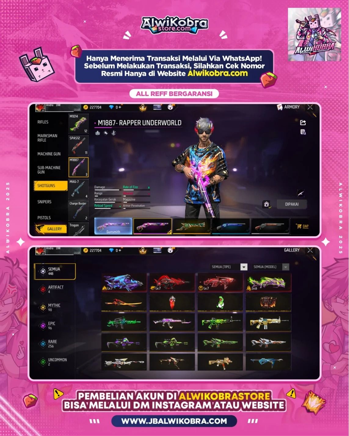 FREE FIRE RENTAL 16 3