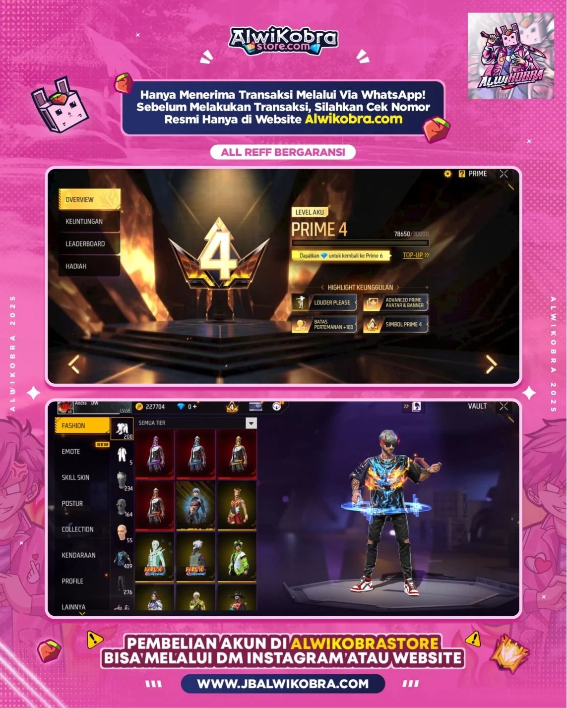 FREE FIRE RENTAL 16 4