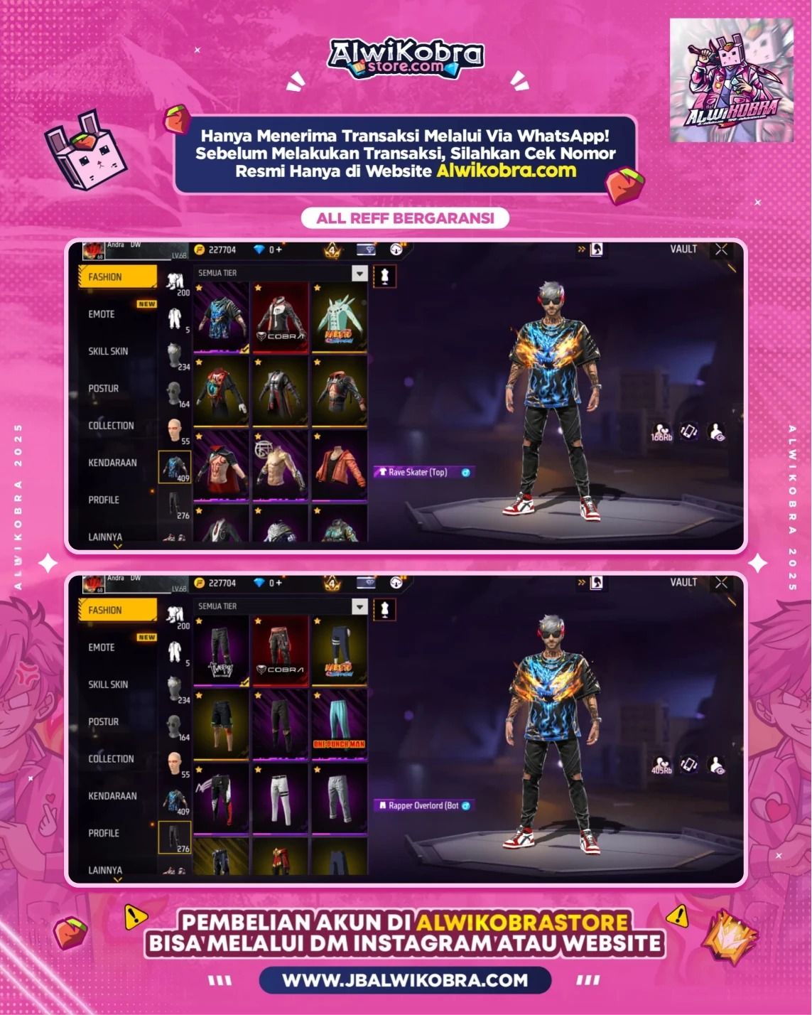 FREE FIRE RENTAL 16 7