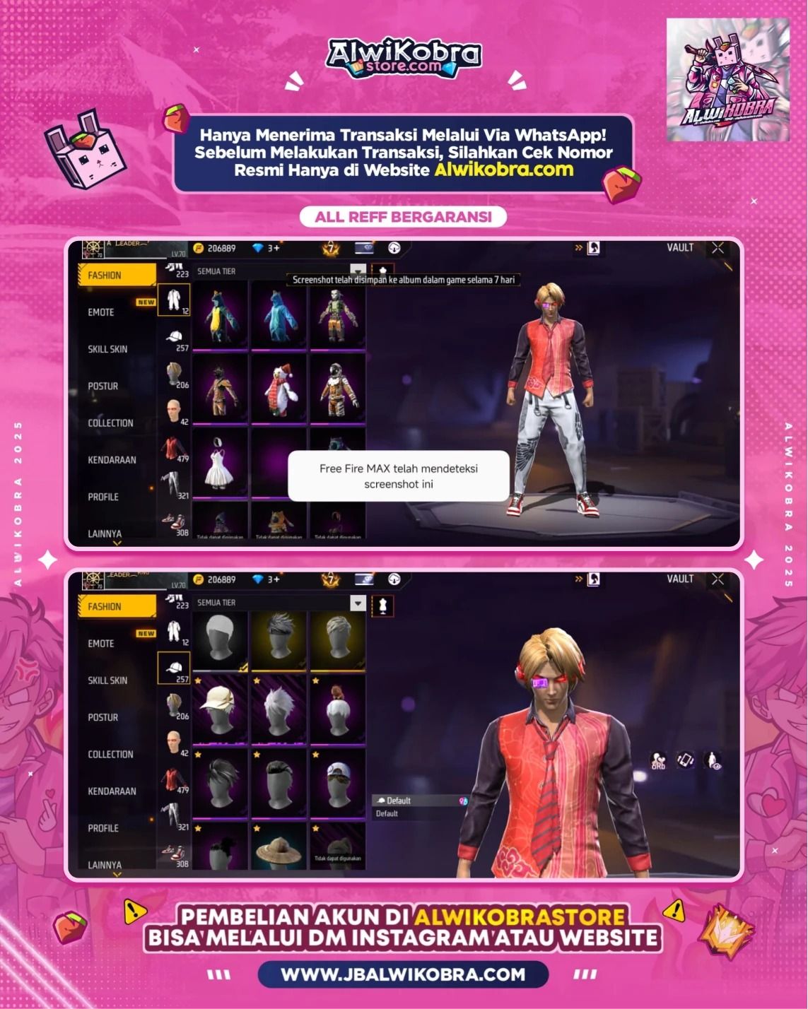 FREE FIRE RENTAL 20 7