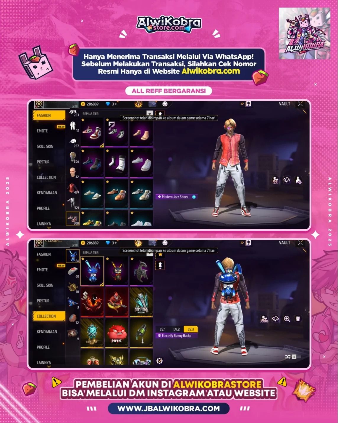 FREE FIRE RENTAL 20 3