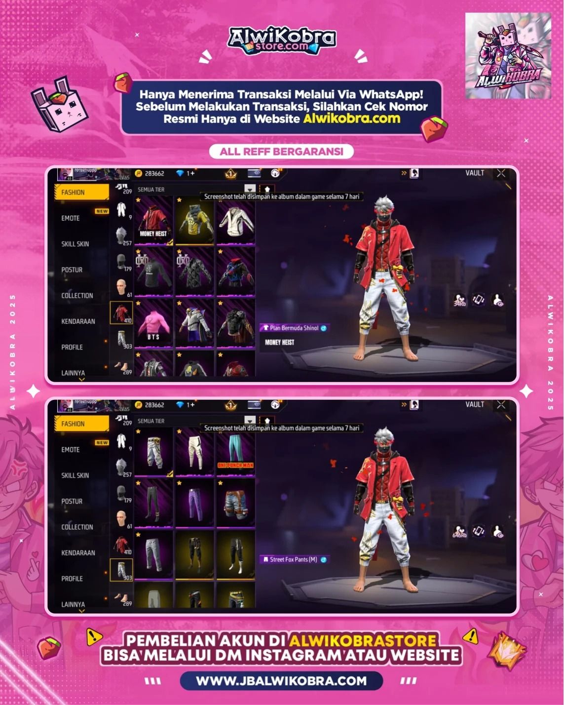 FREE FIRE RENTAL 21 8