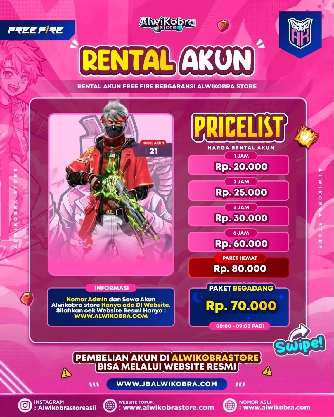 FREE FIRE RENTAL 21
