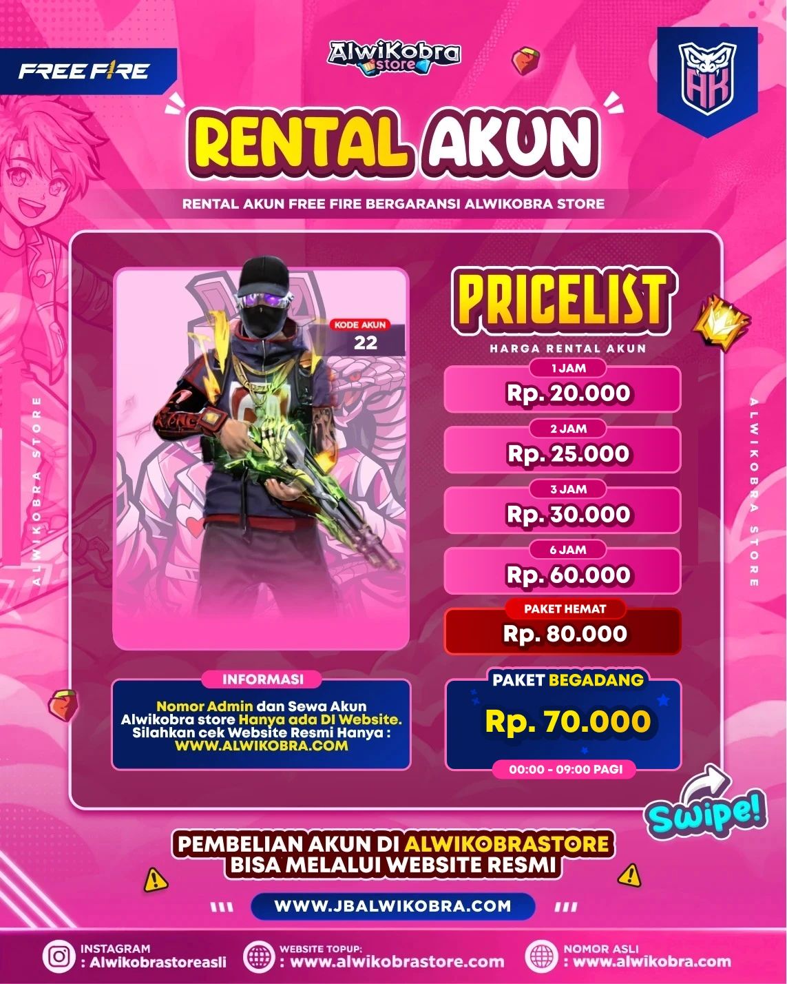 FREE FIRE RENTAL 22