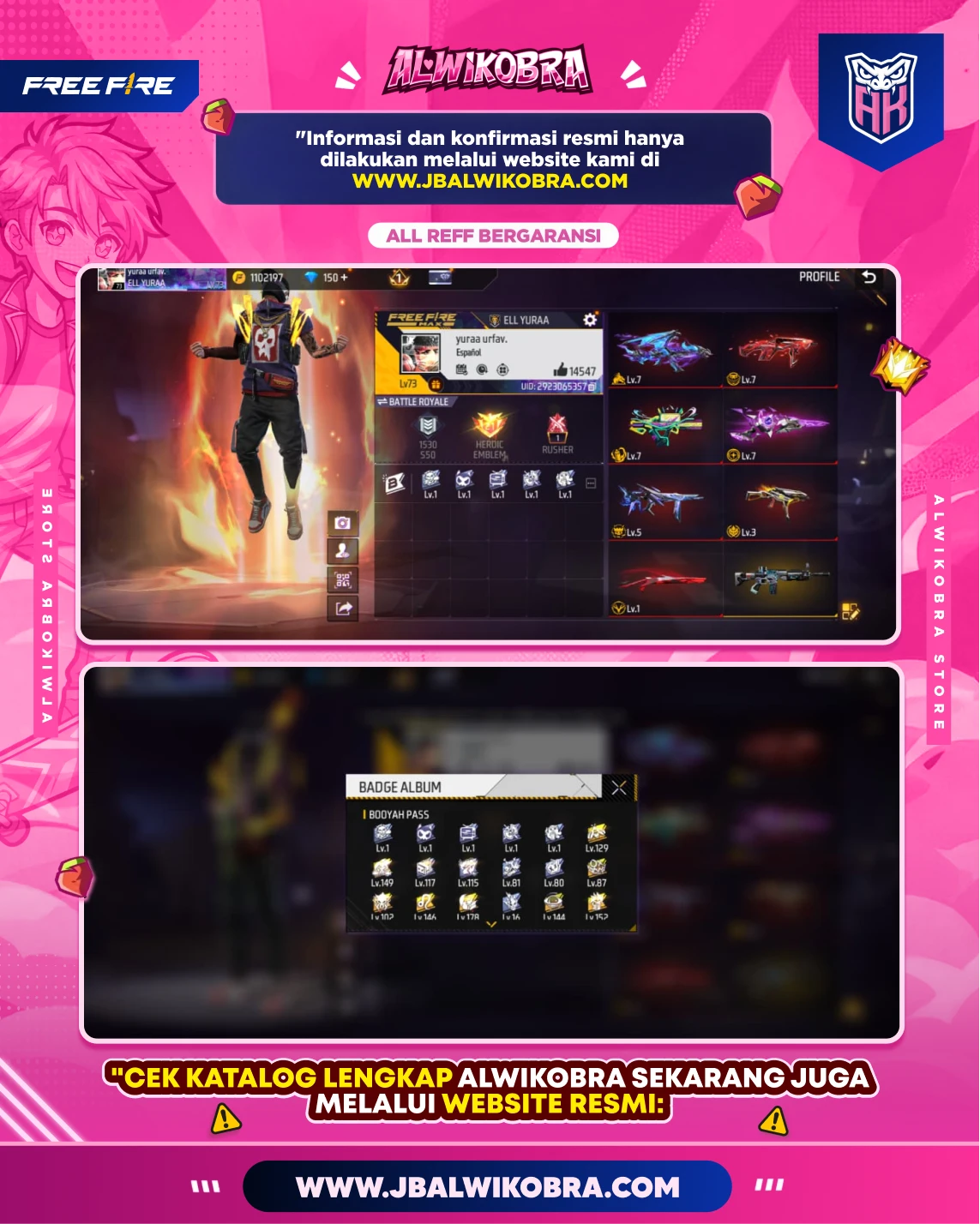 FREE FIRE RENTAL 22 2