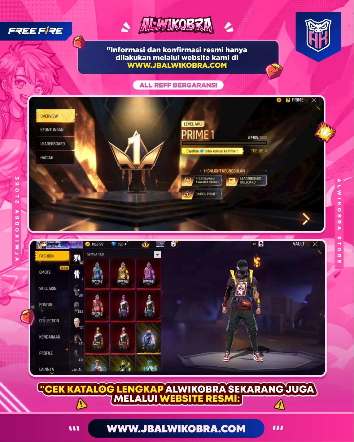 FREE FIRE RENTAL 22 4