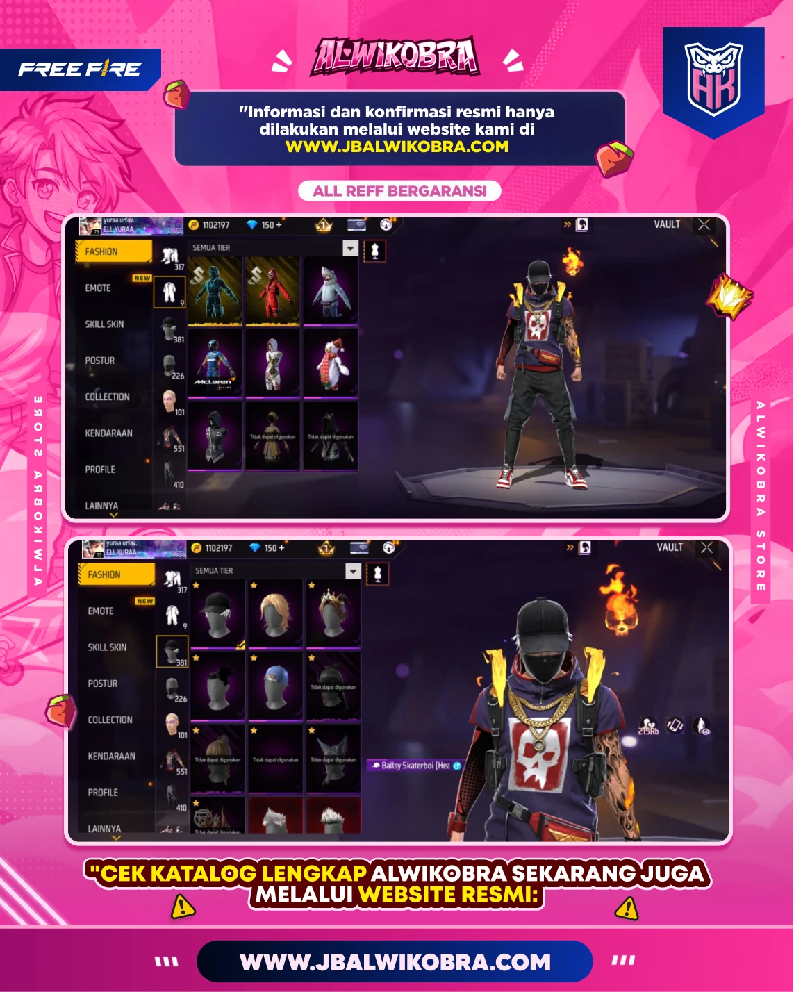 FREE FIRE RENTAL 22 5