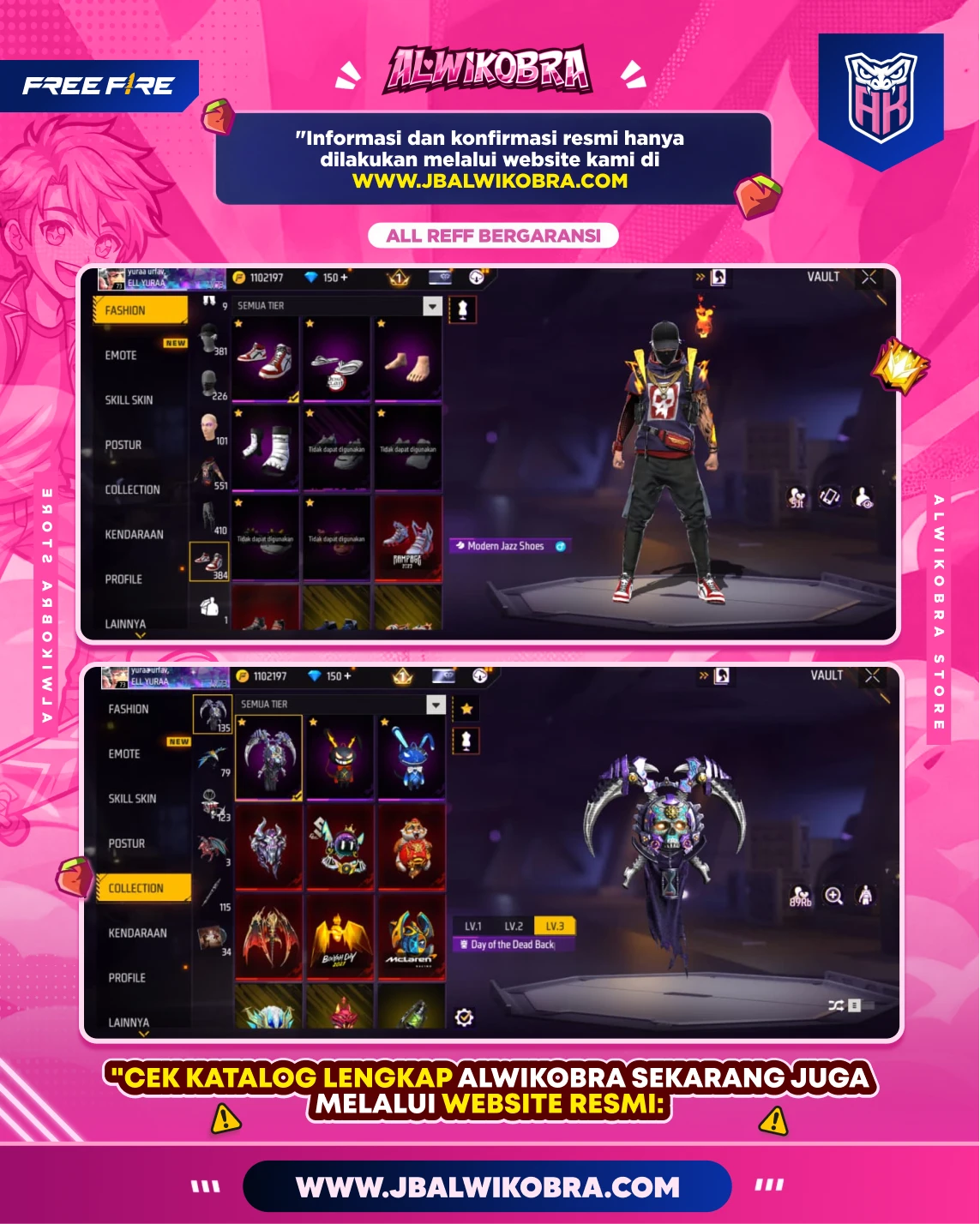 FREE FIRE RENTAL 22 8