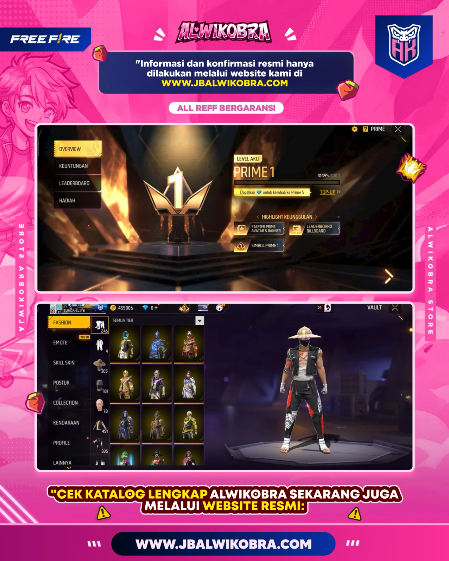 FREE FIRE RENTAL 24 3