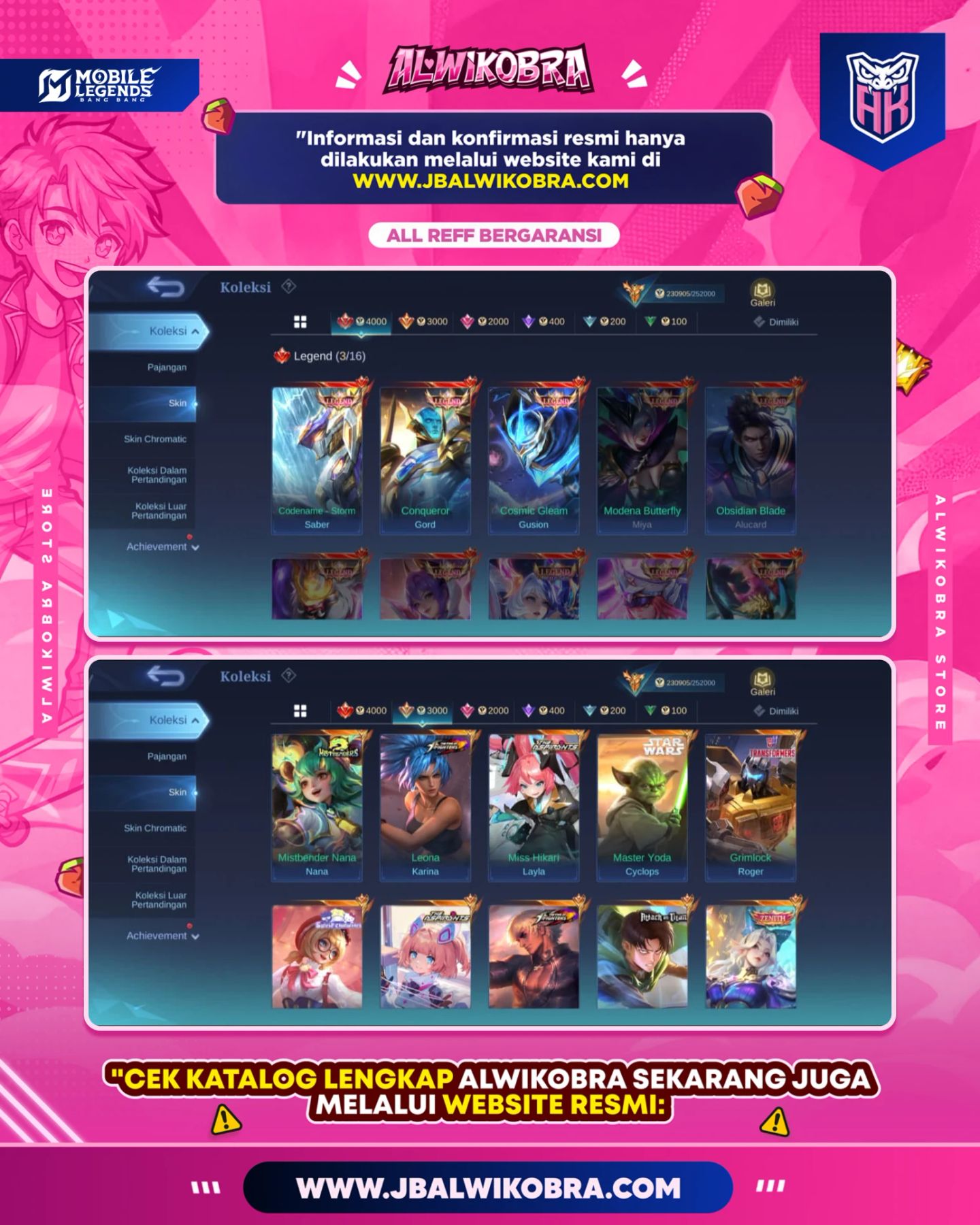 MOBILE LEGEND R100 3