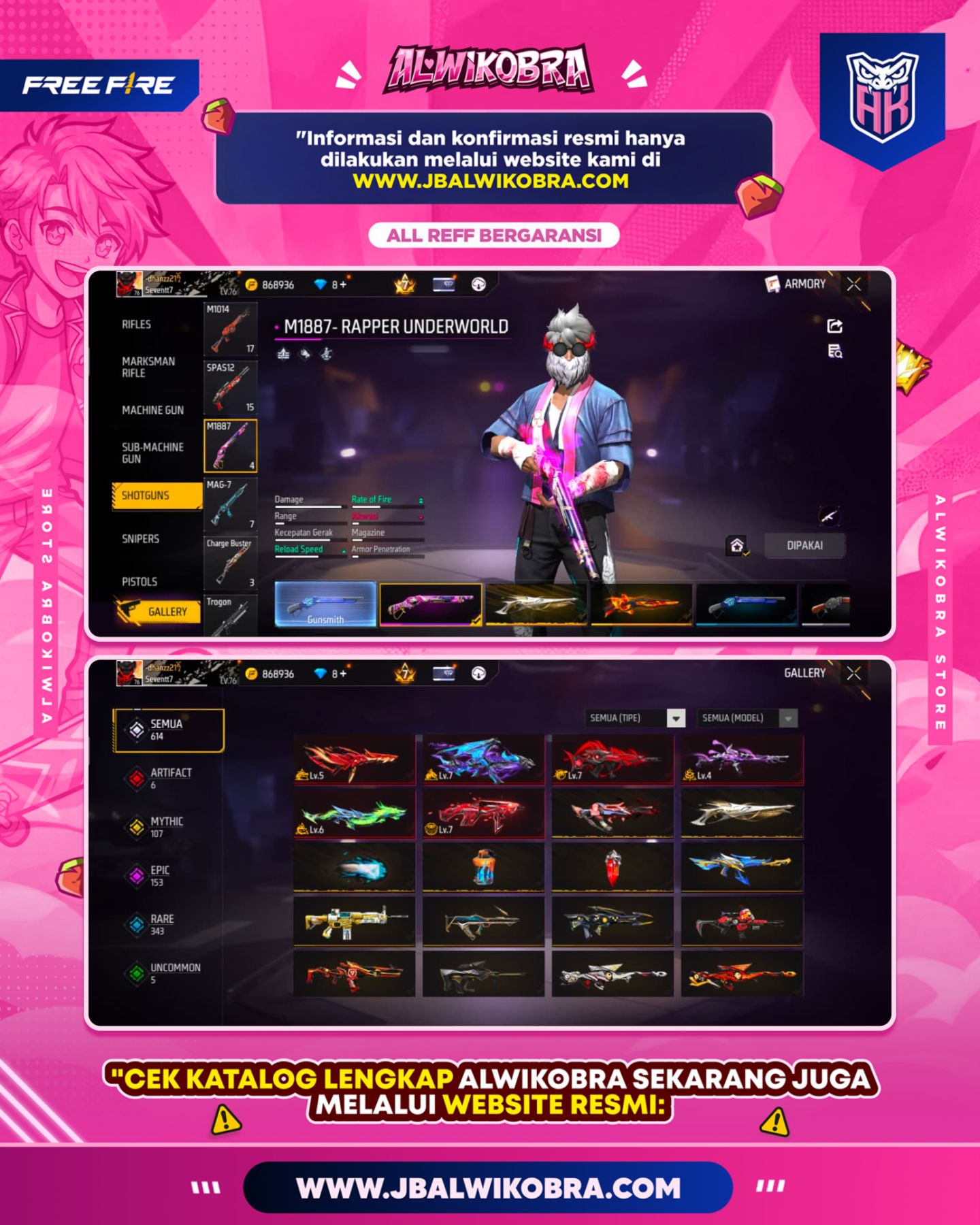 FREE FIRE RENTAL 27 8