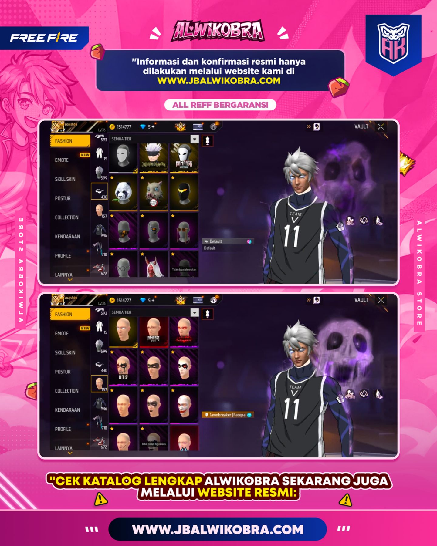 FREE FIRE RENTAL 28 5