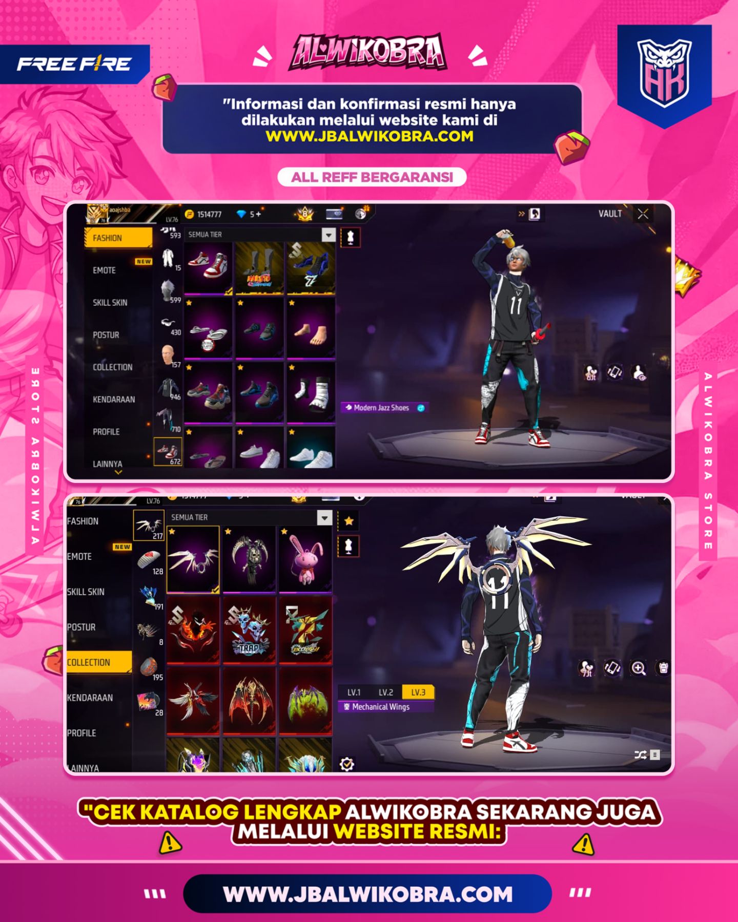 FREE FIRE RENTAL 28 7