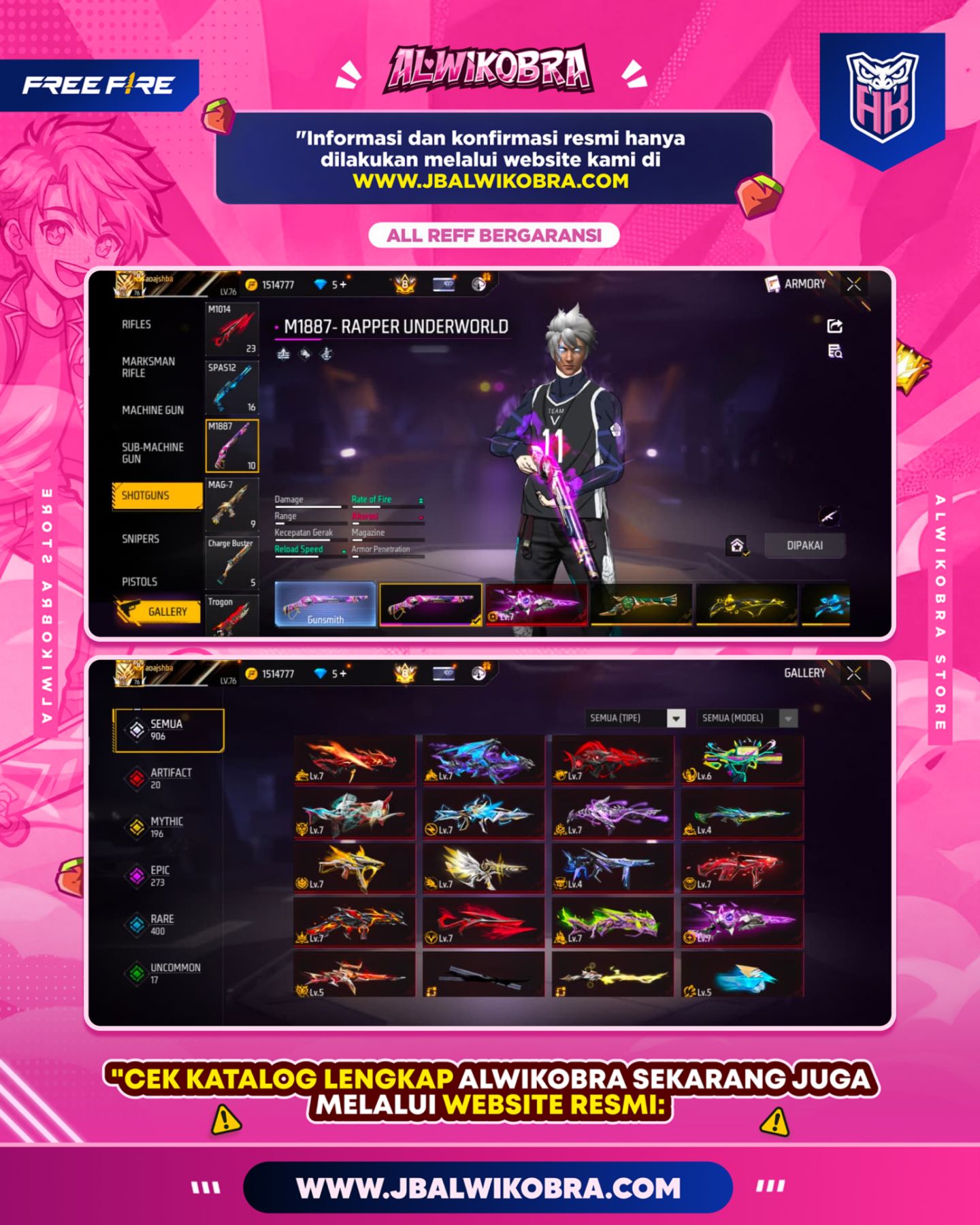 FREE FIRE RENTAL 28 8