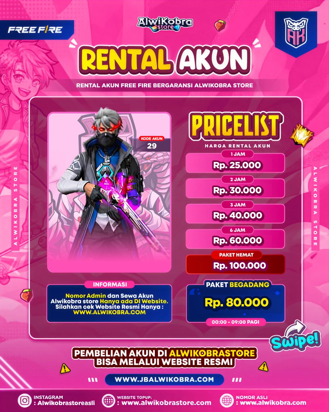 FREE FIRE RENTAL 29