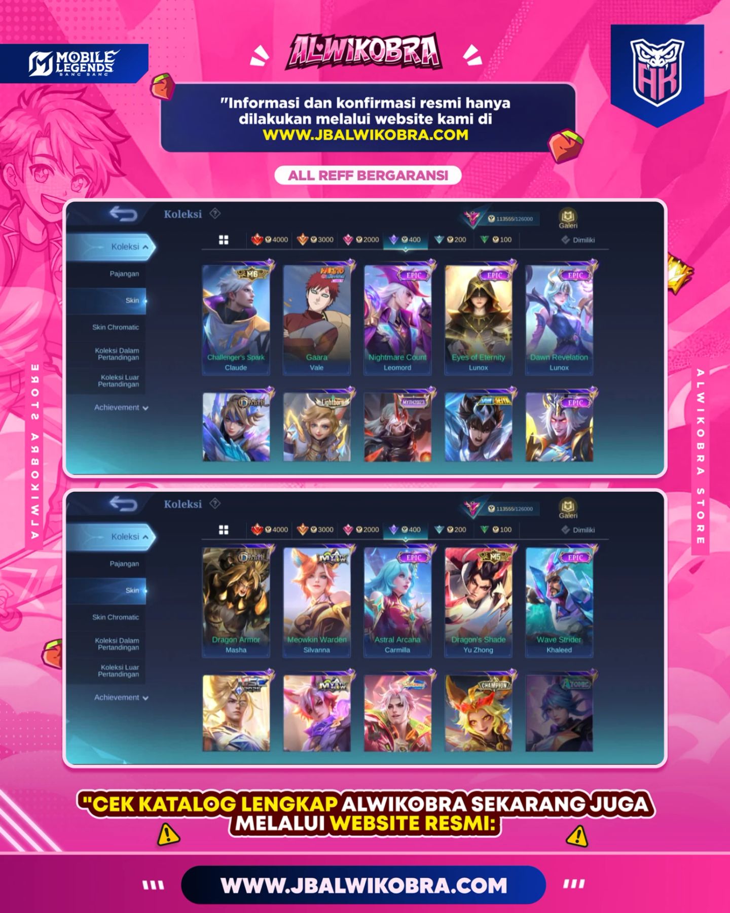 MOBILE LEGEND R112 5