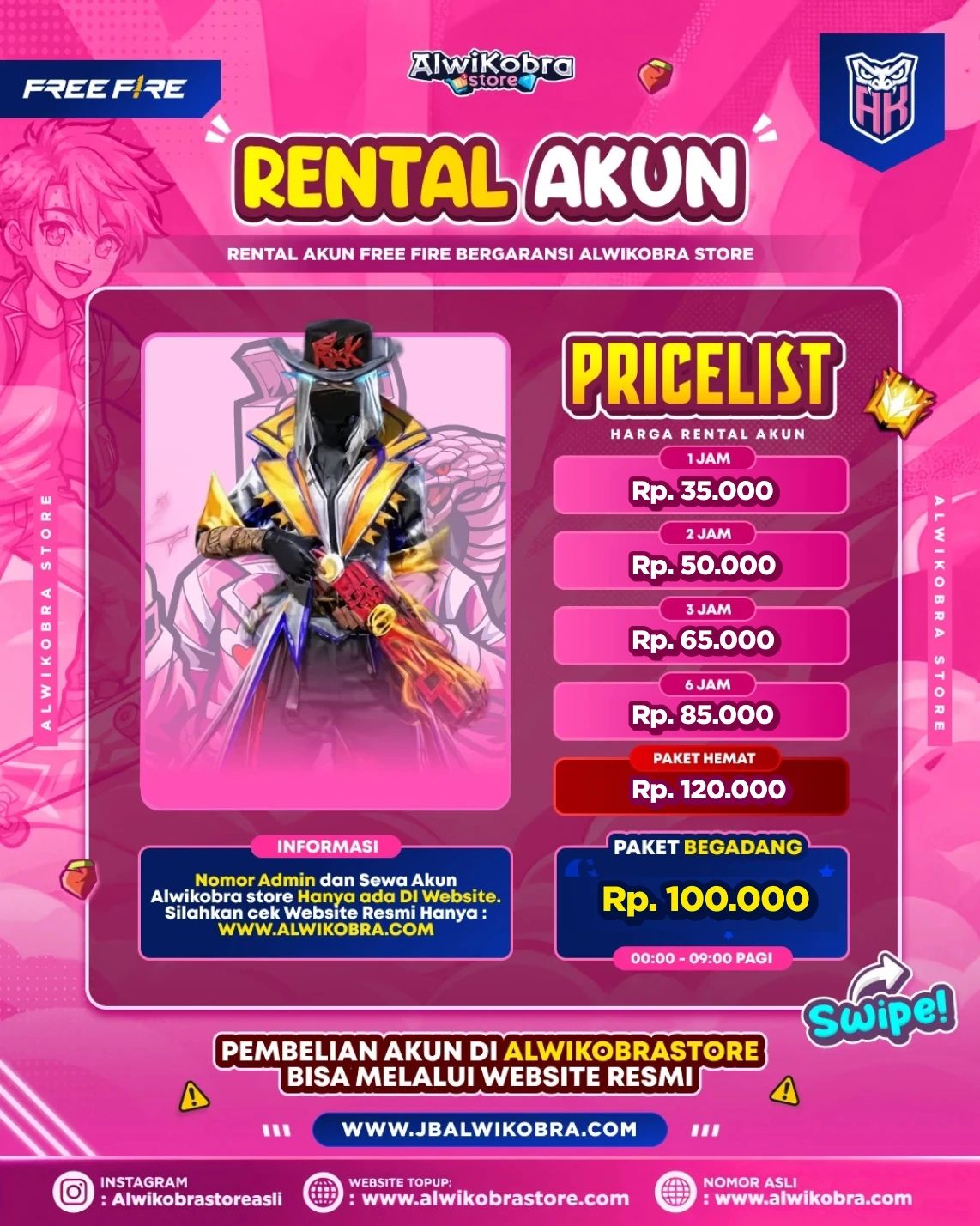 FREE FIRE RENTAL 09