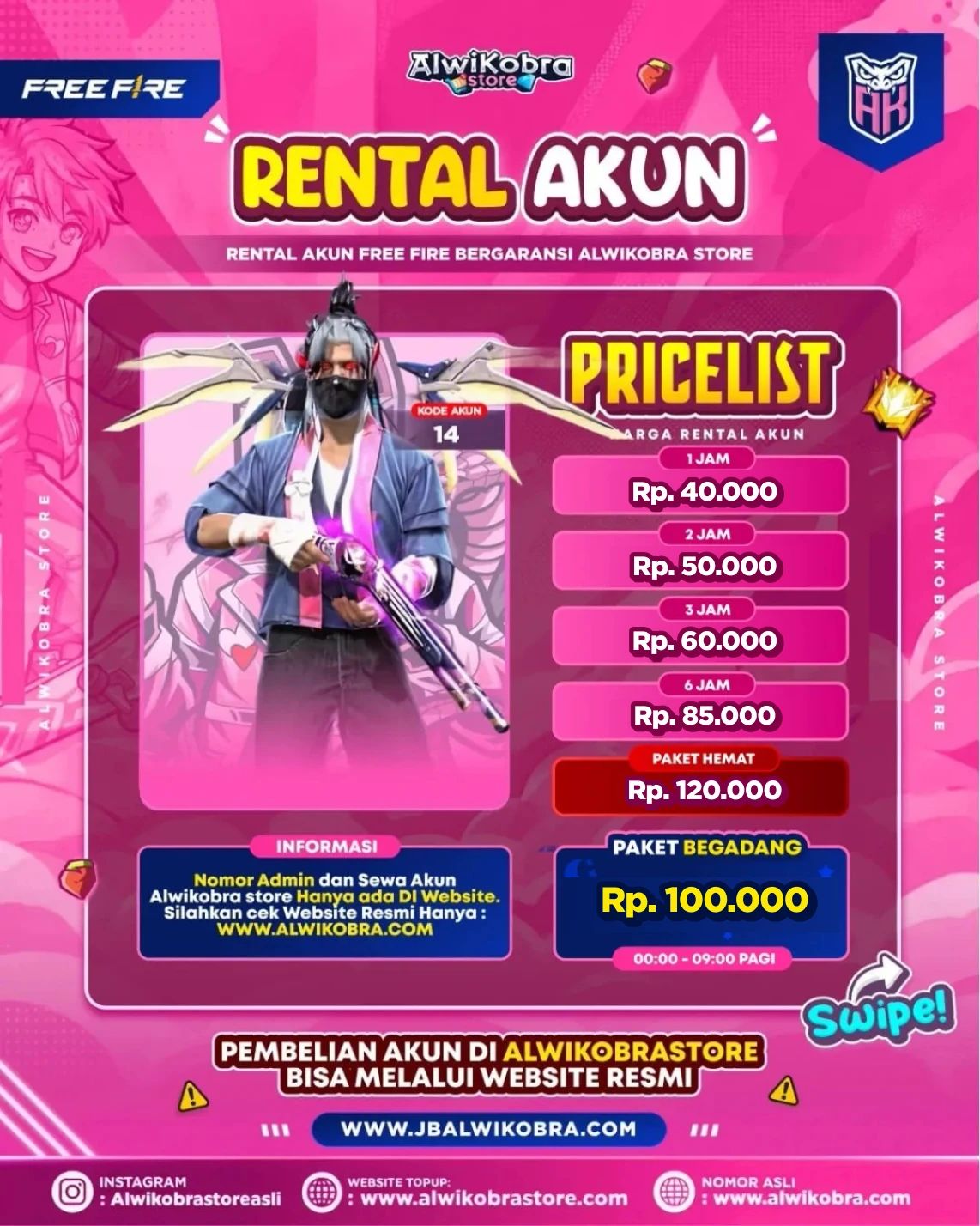 FREE FIRE RENTAL 14