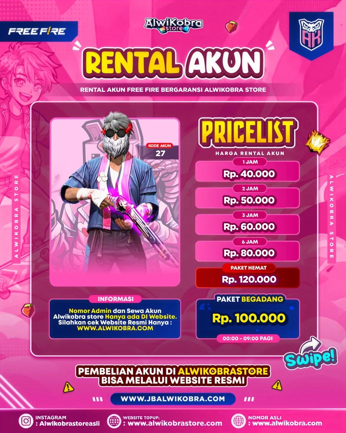 FREE FIRE RENTAL 27