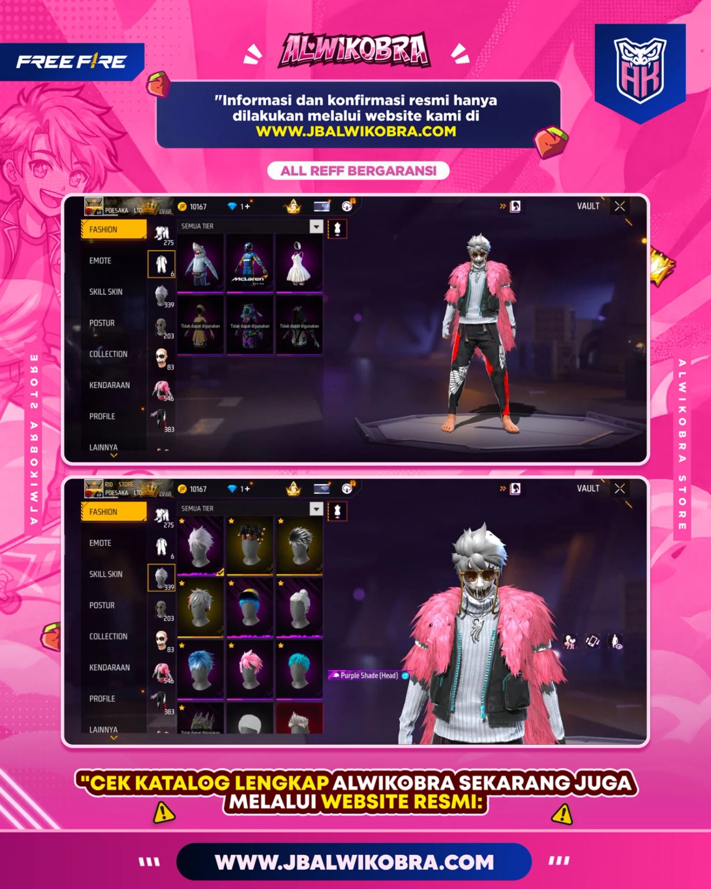 FREE FIRE RENTAL 30 4