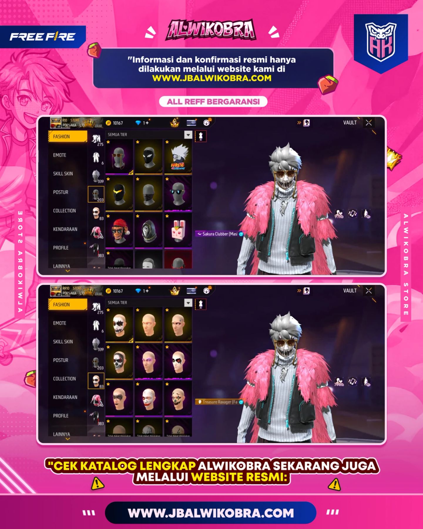 FREE FIRE RENTAL 30 5