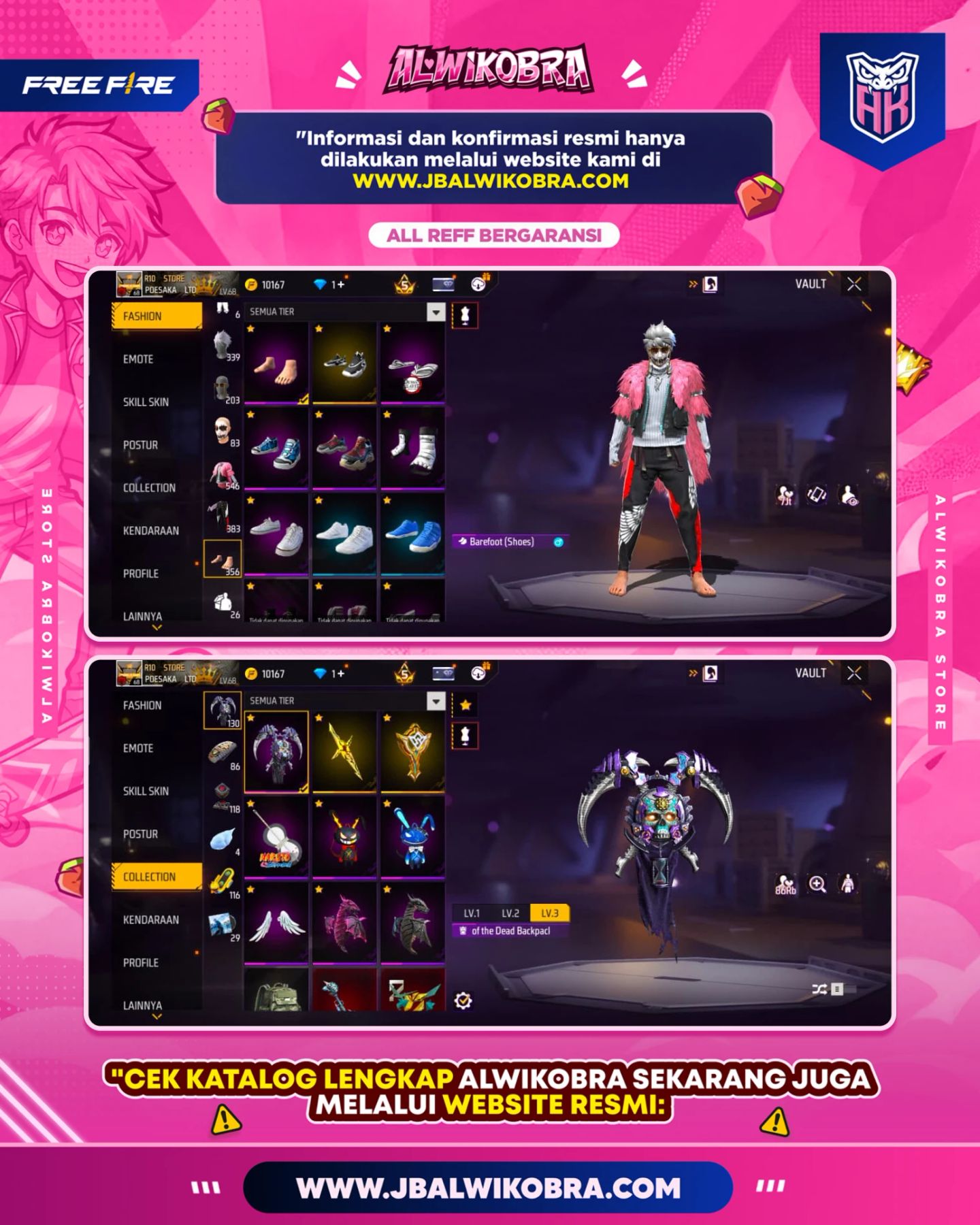 FREE FIRE RENTAL 30 7