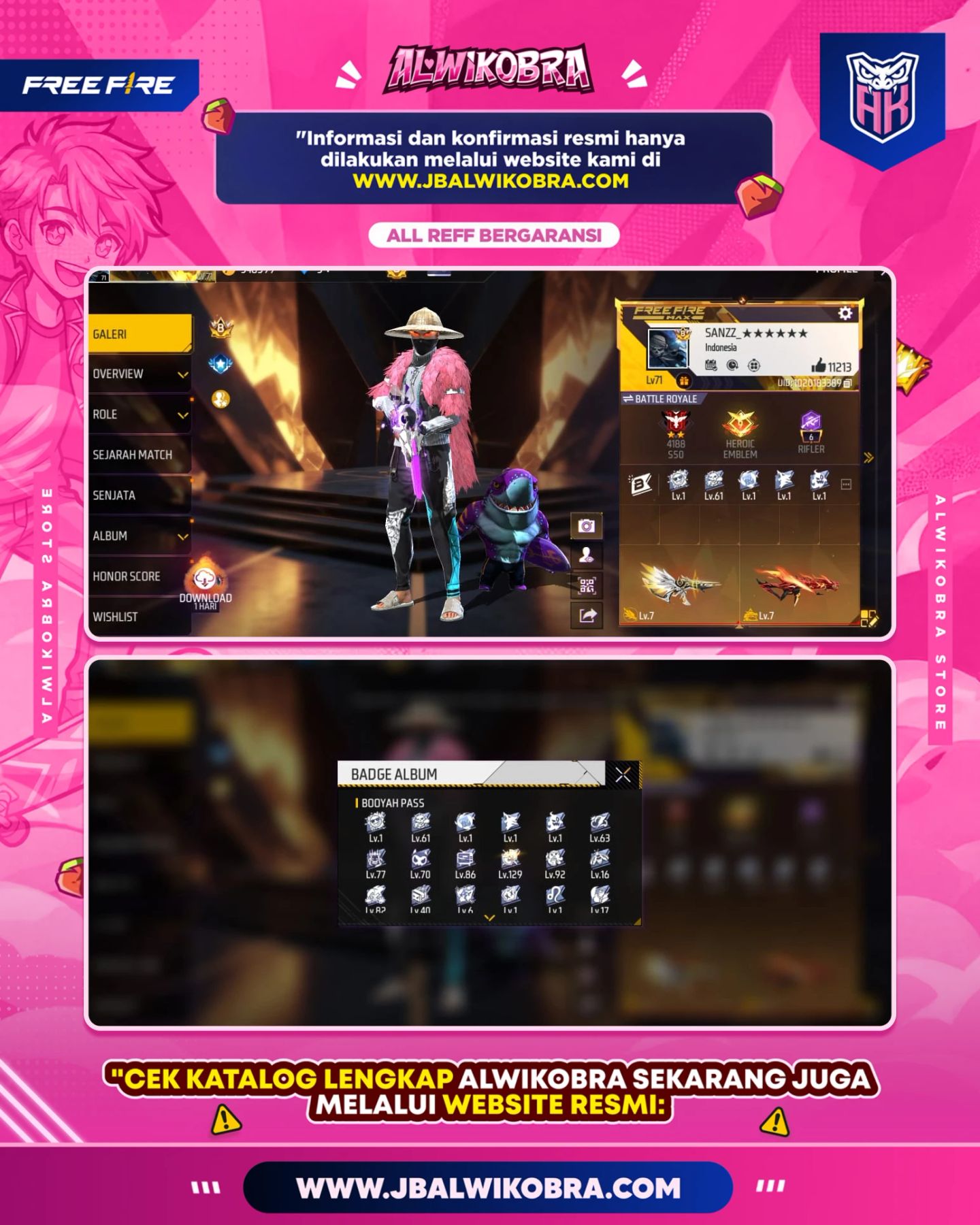 FREE FIRE RENTAL 31 2