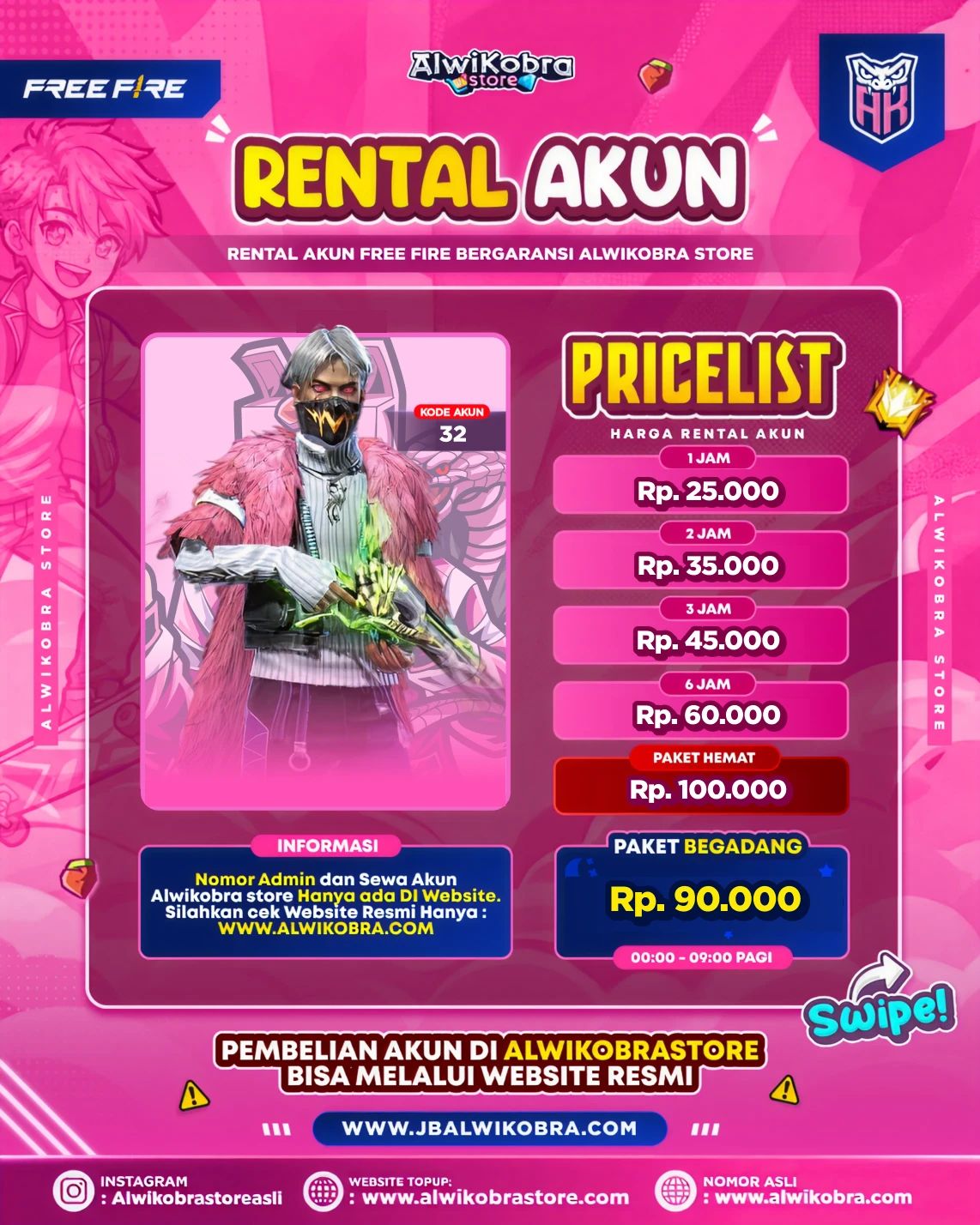 FREE FIRE RENTAL 32