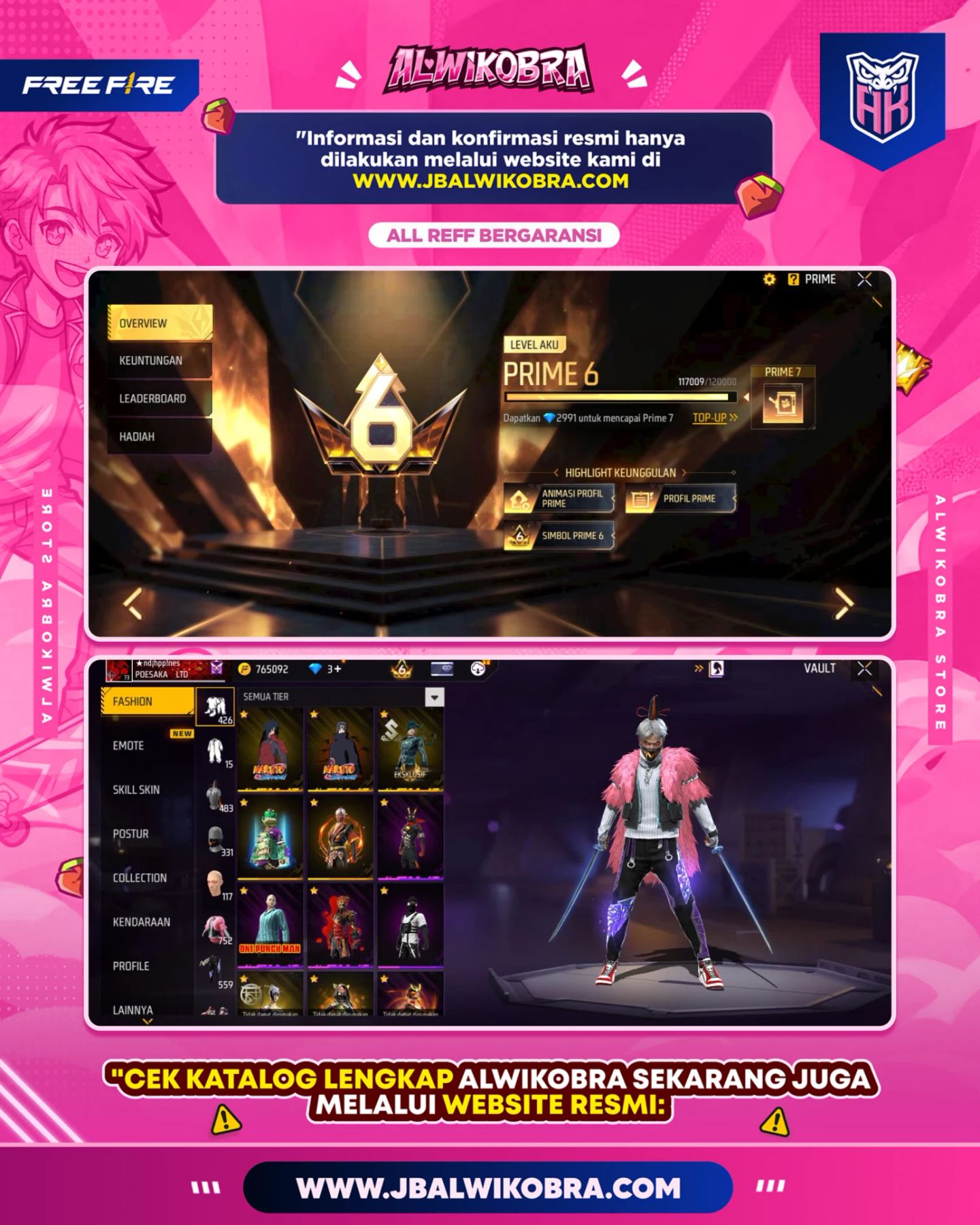 FREE FIRE RENTAL 32 3