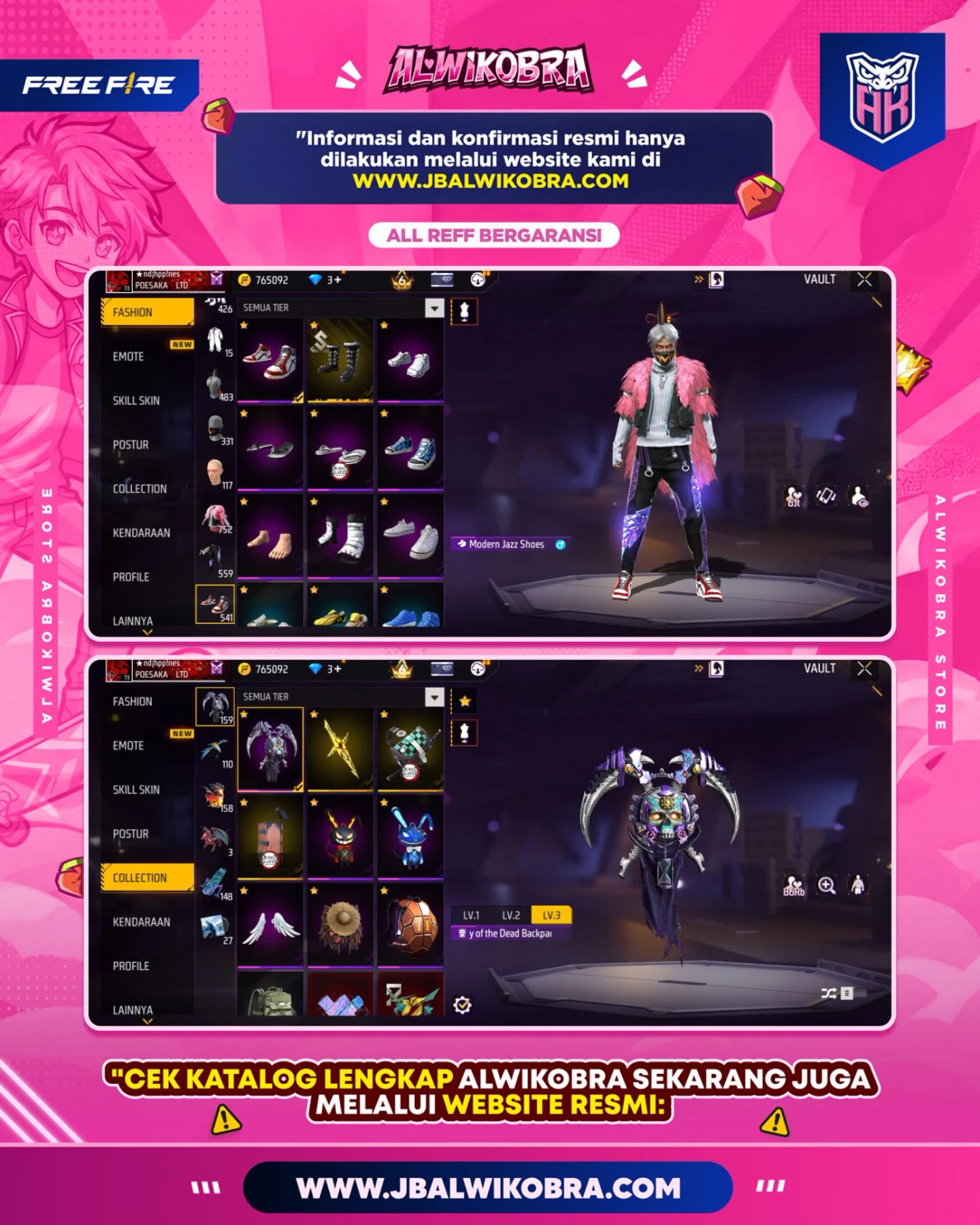 FREE FIRE RENTAL 32 7